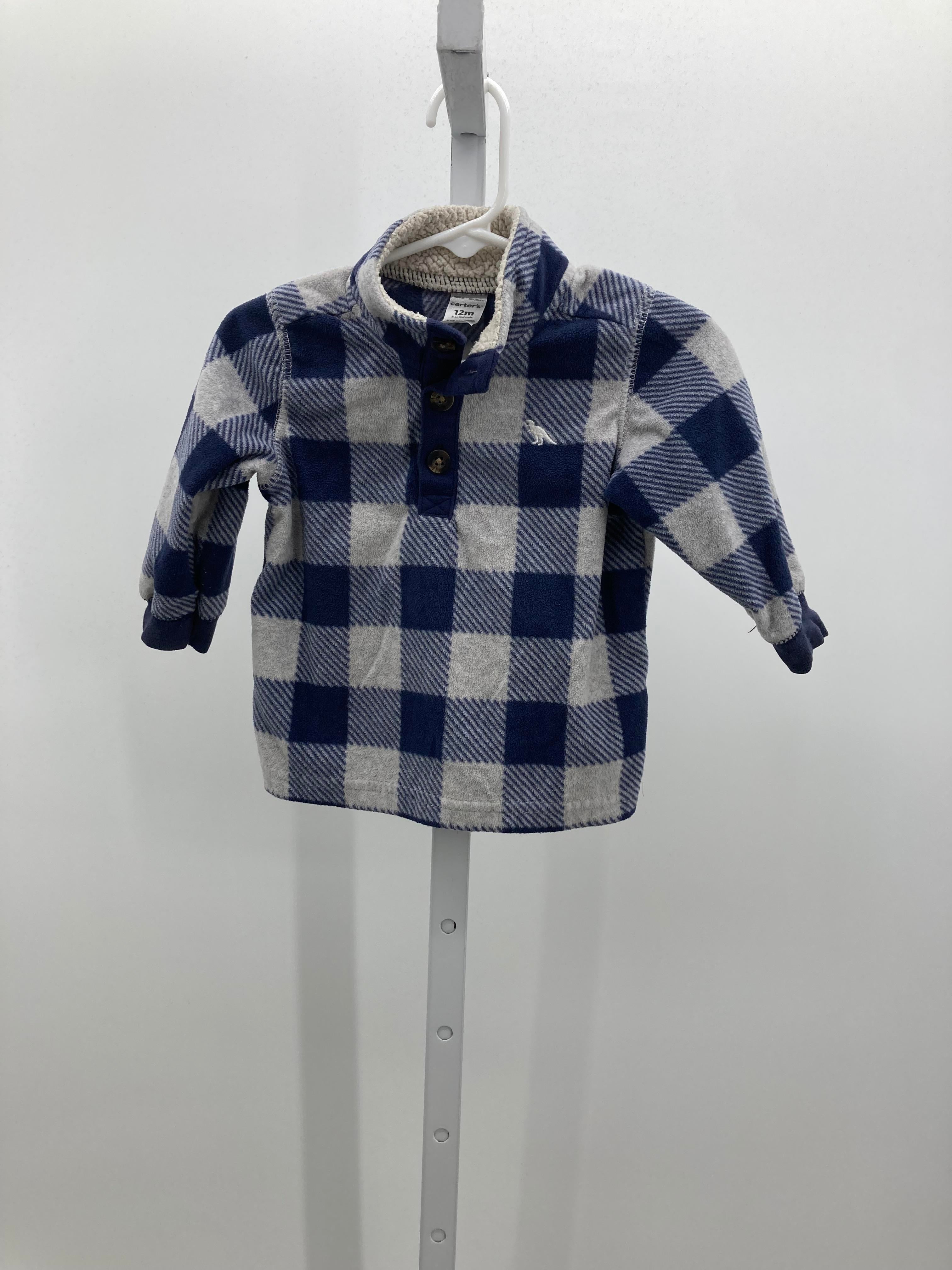 GREY PLAID FLEECE