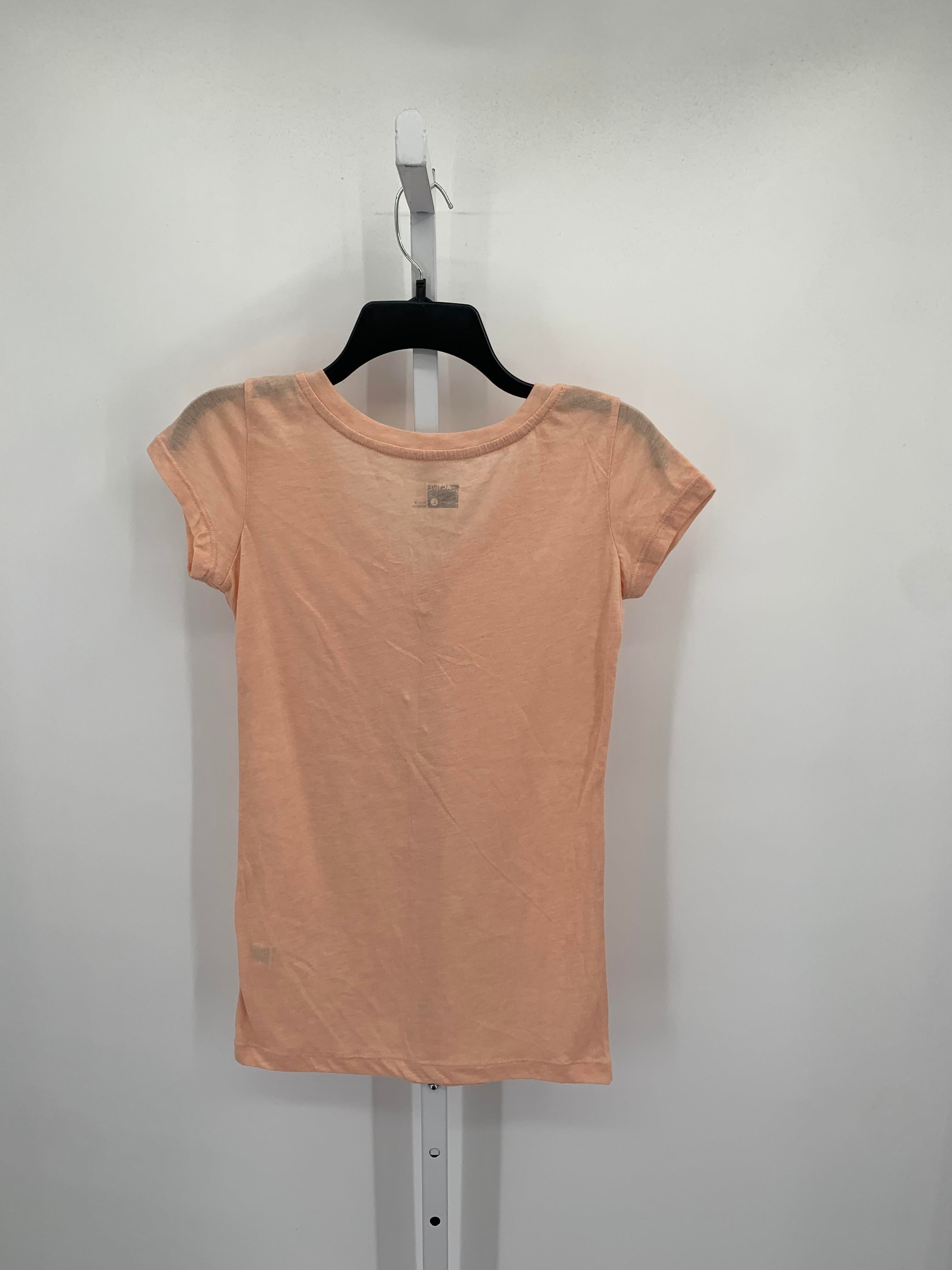 Active Basic Size Large Misses Short Sleeve Shirt