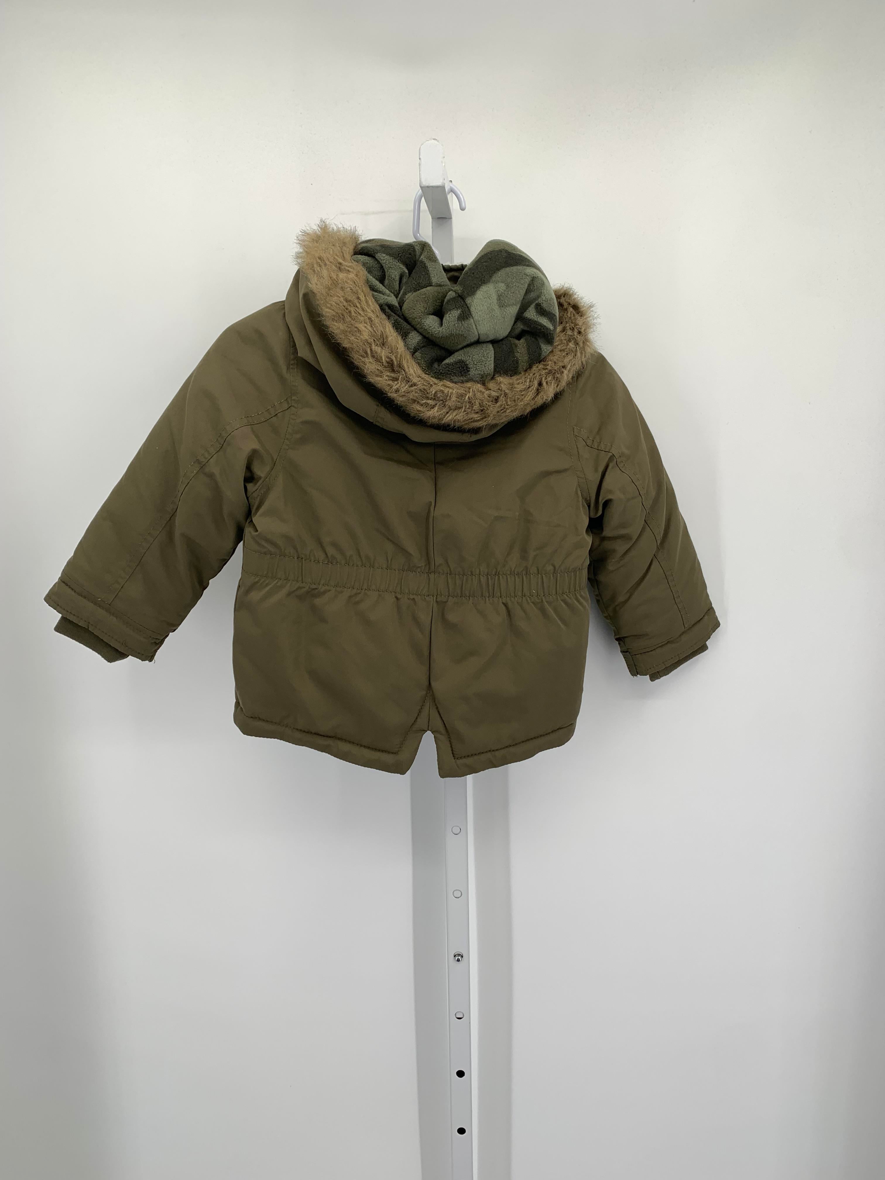 FAUX FUR TRIM HOODED JACKET