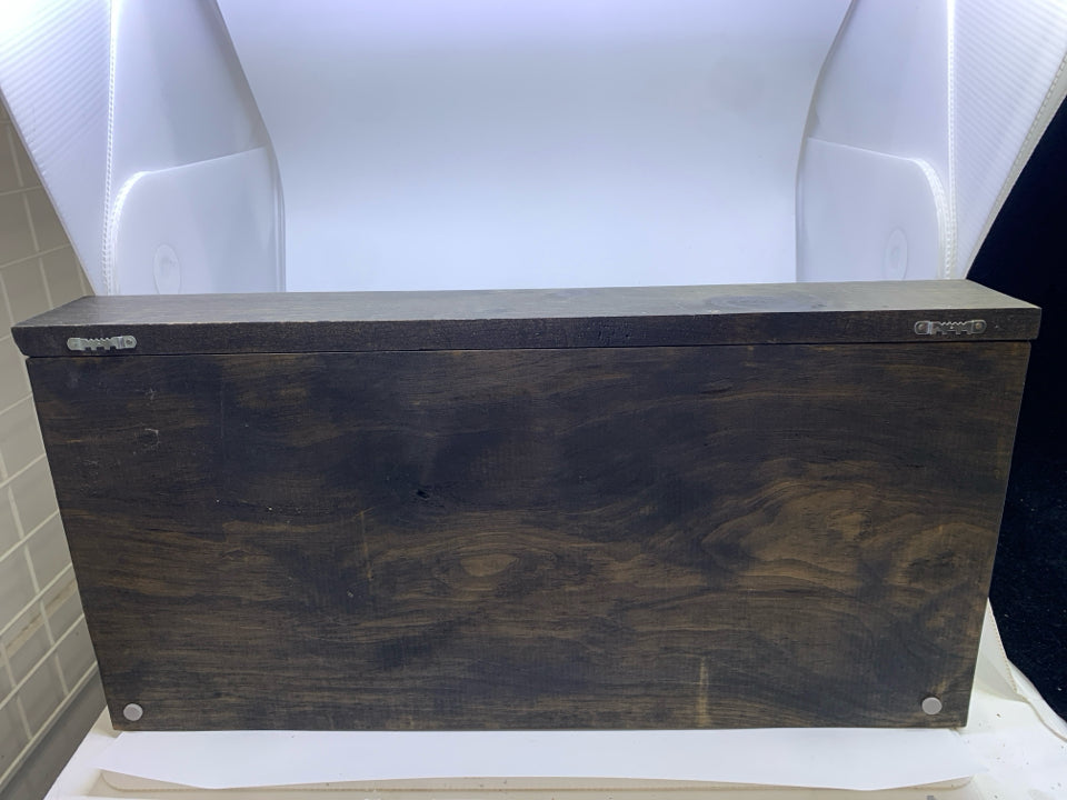 BLACK HOME SWEET HOME WOOD SHELF WALL HANGING.