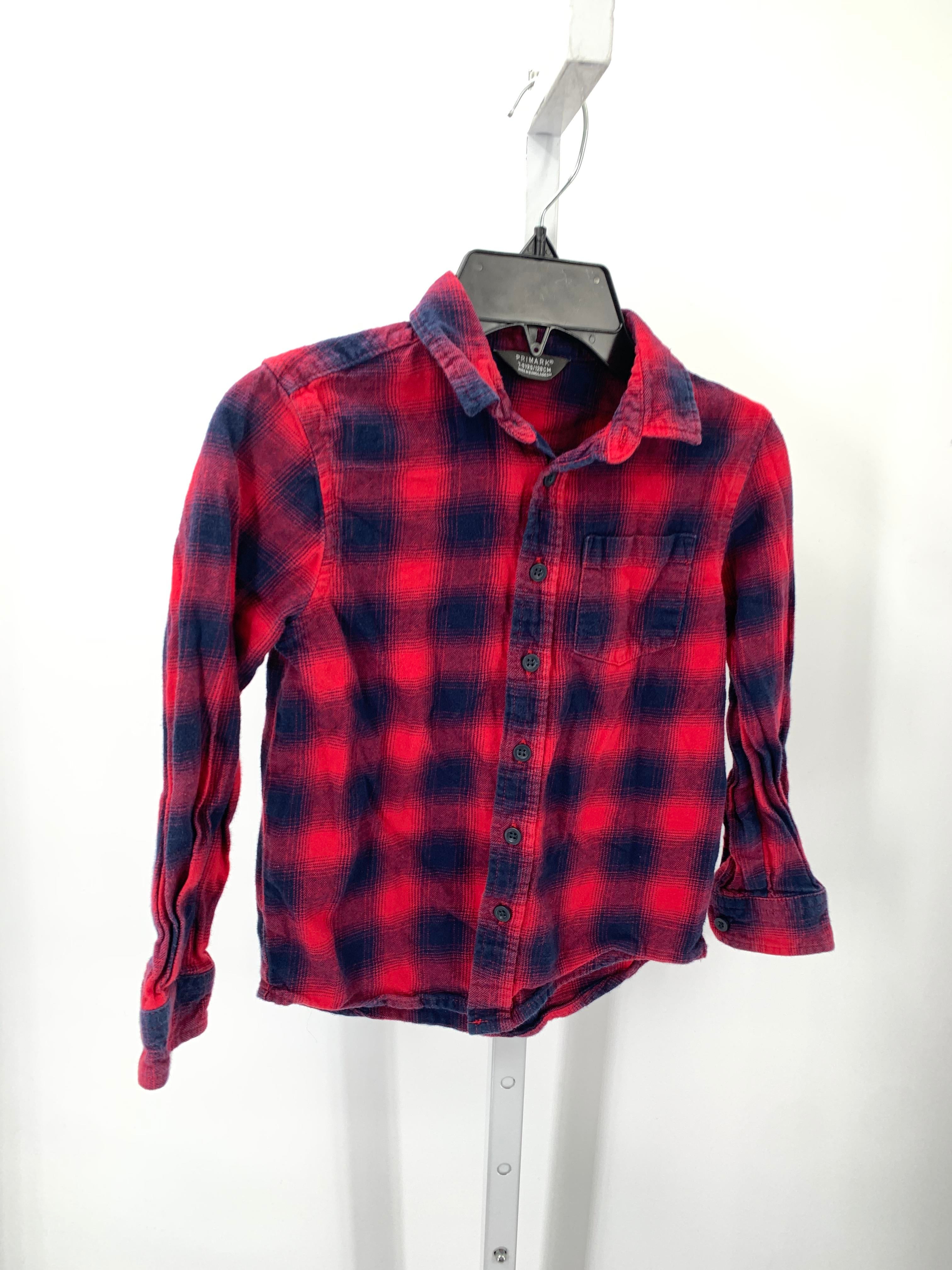 BLUE PLAID BTN DOWN