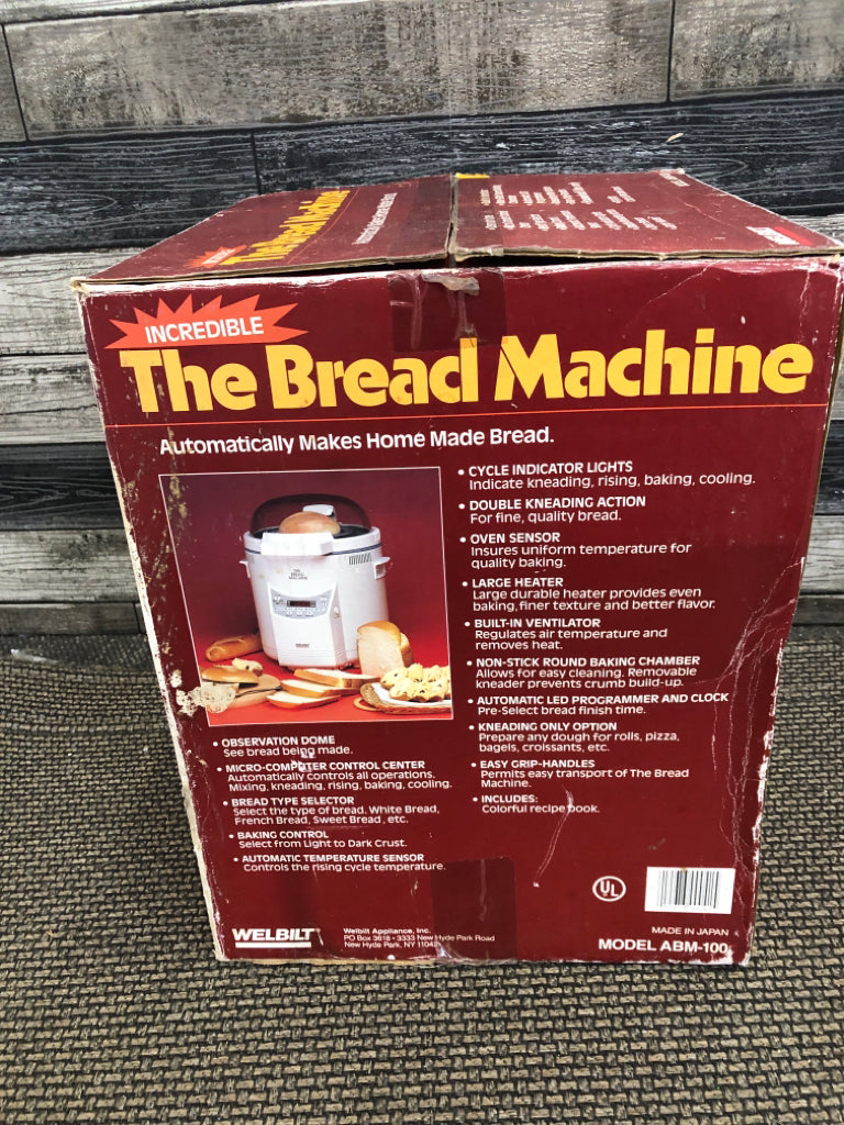 NIB BREAD MACHINE.