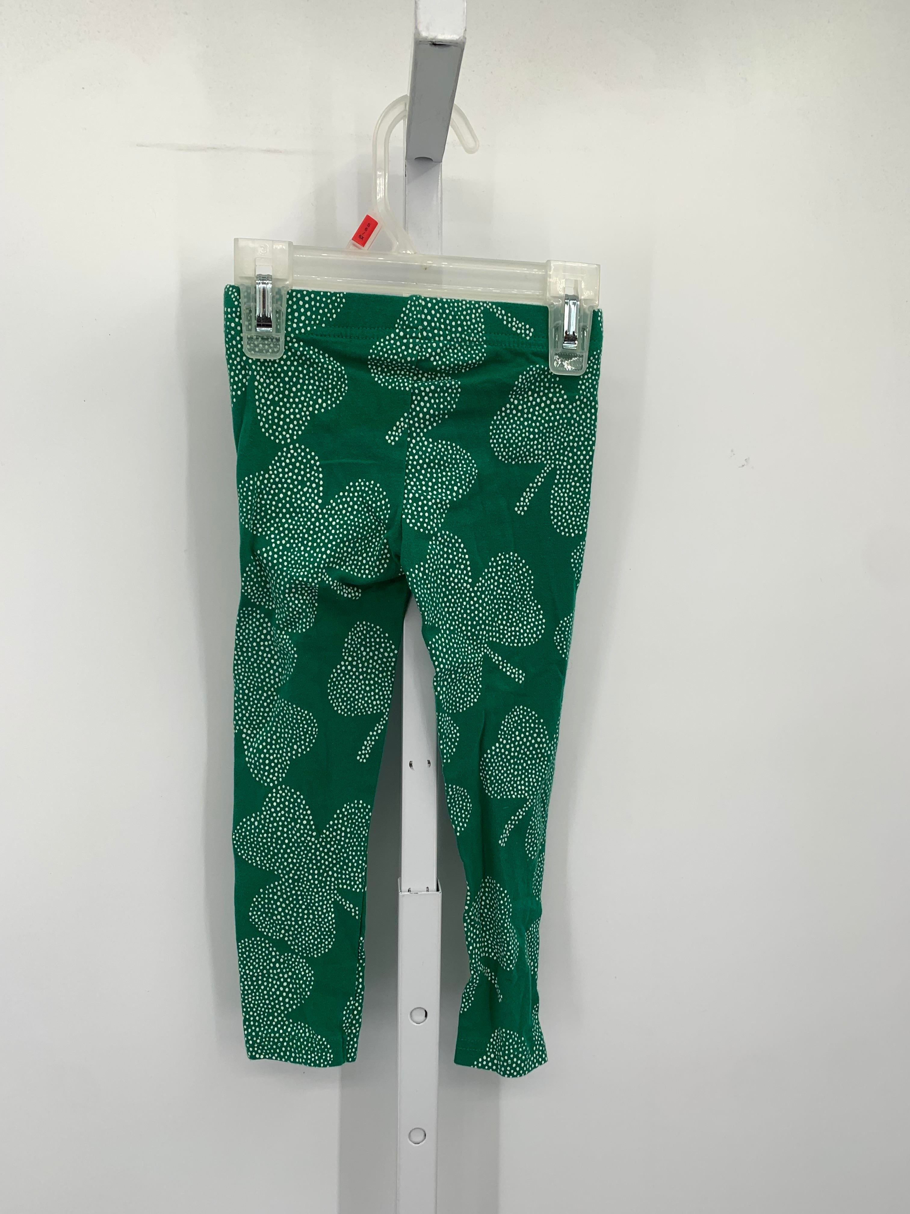 LEGGINGS WHITE DOTS SHAMROCK