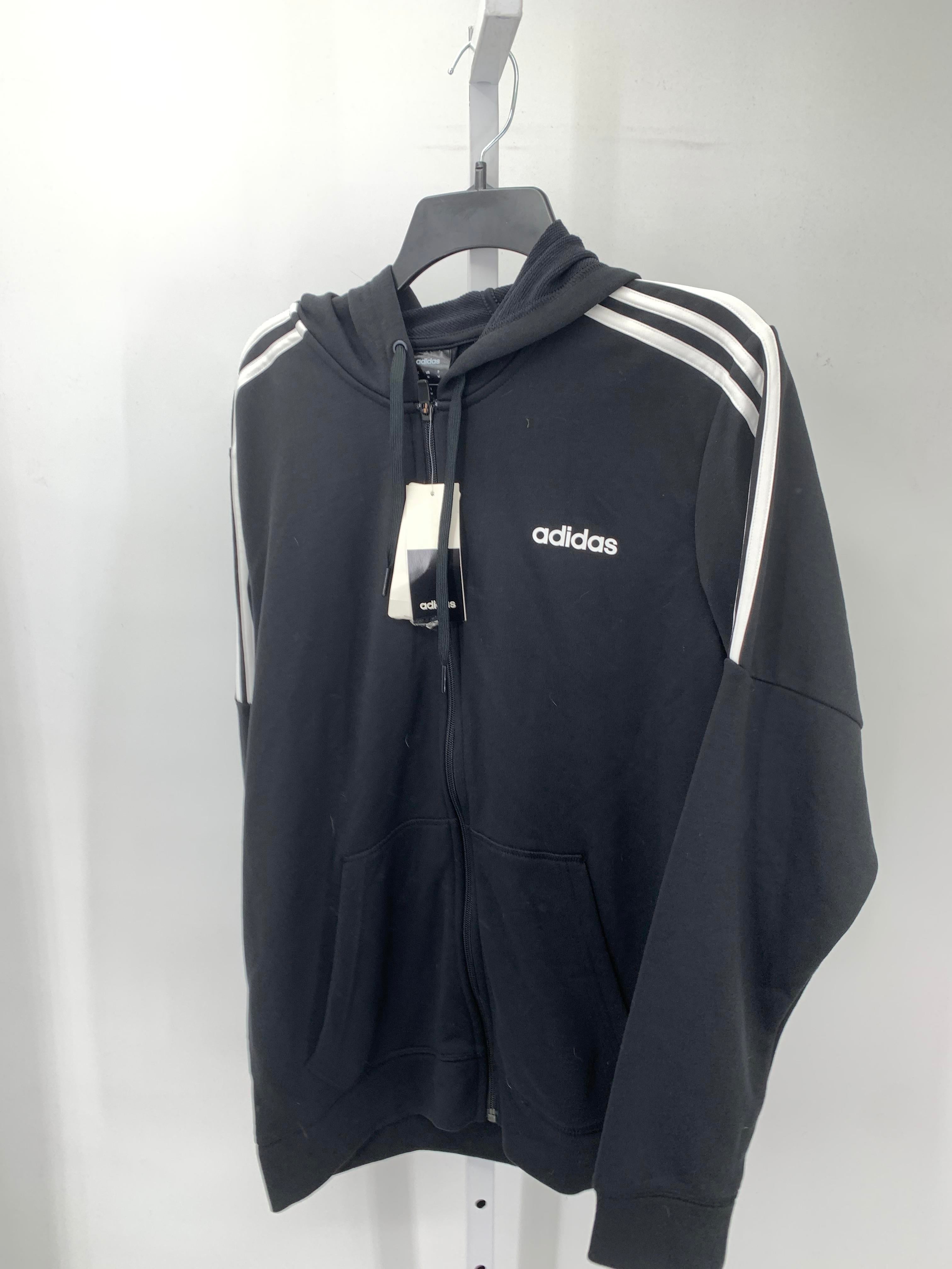 NEW WHITE STRIPES HOODED ZIP KNIT