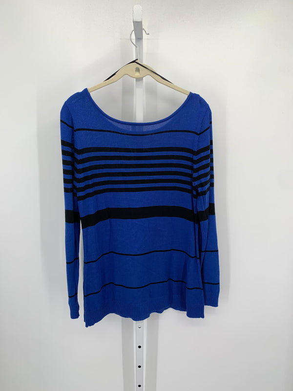 NY Collection Size Medium Misses Long Slv Sweater