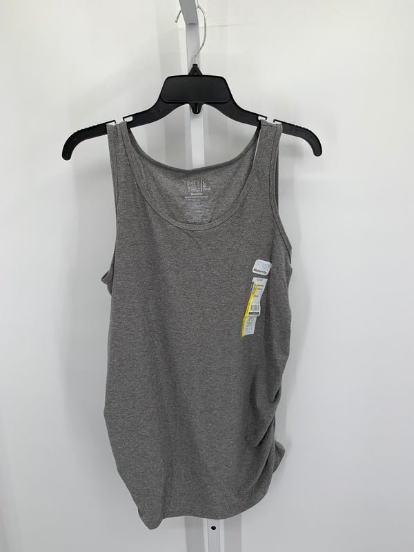 Time and Tru Green Size Large Maternity Tank