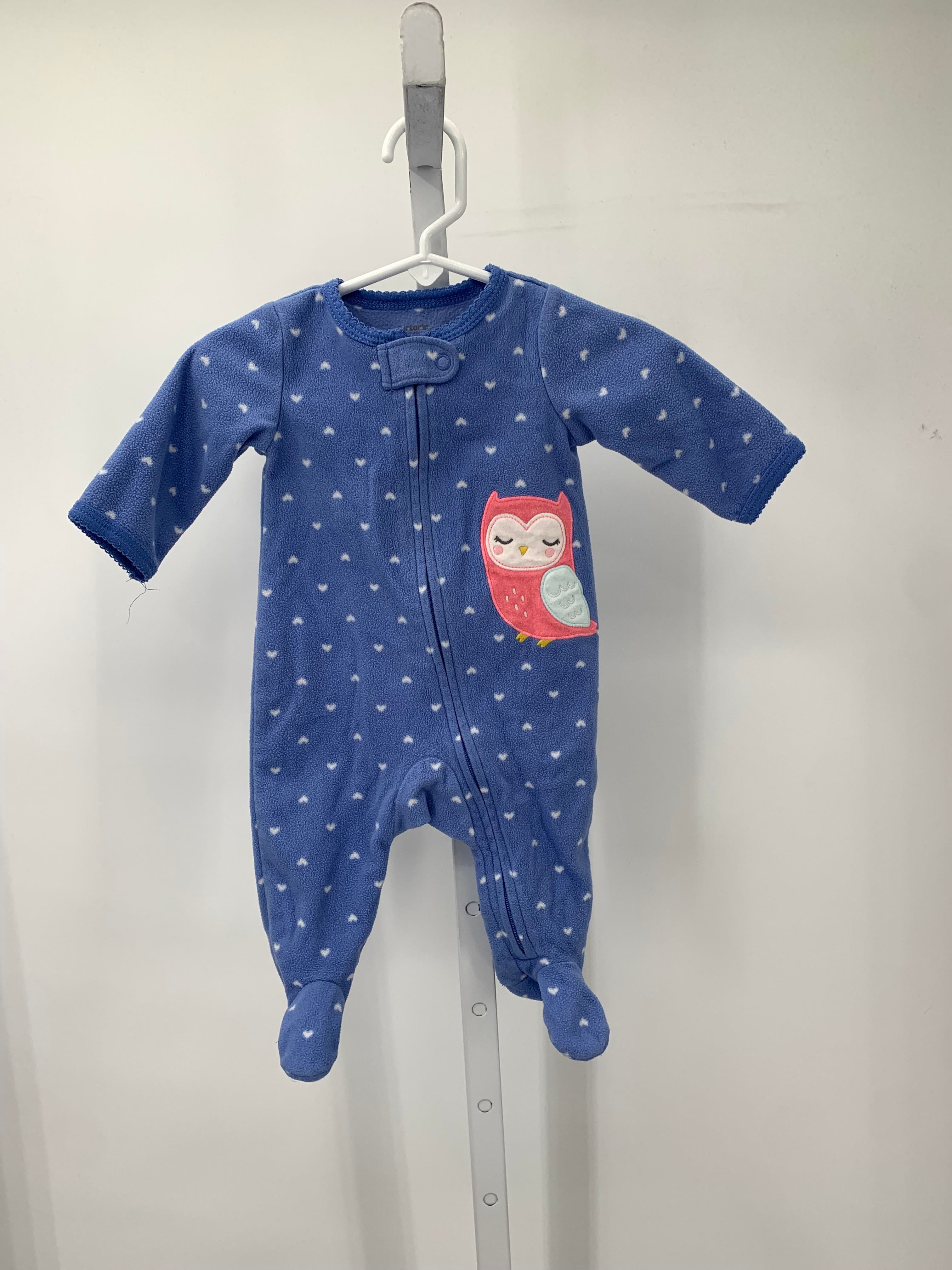 Carters Size 3 Months Girls Long Slv. Romper