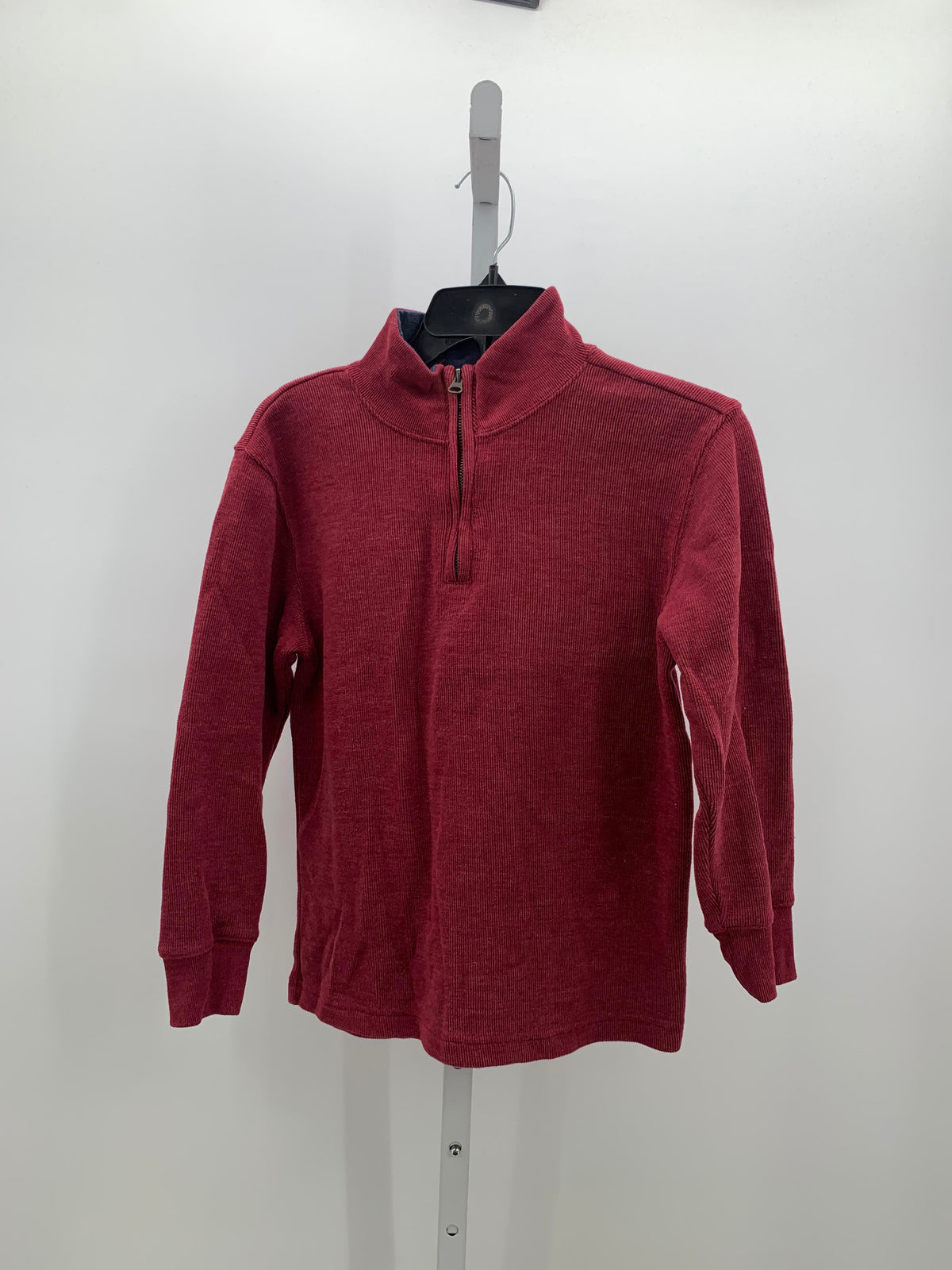 PARTIAL ZIP ESTATE RIBBED