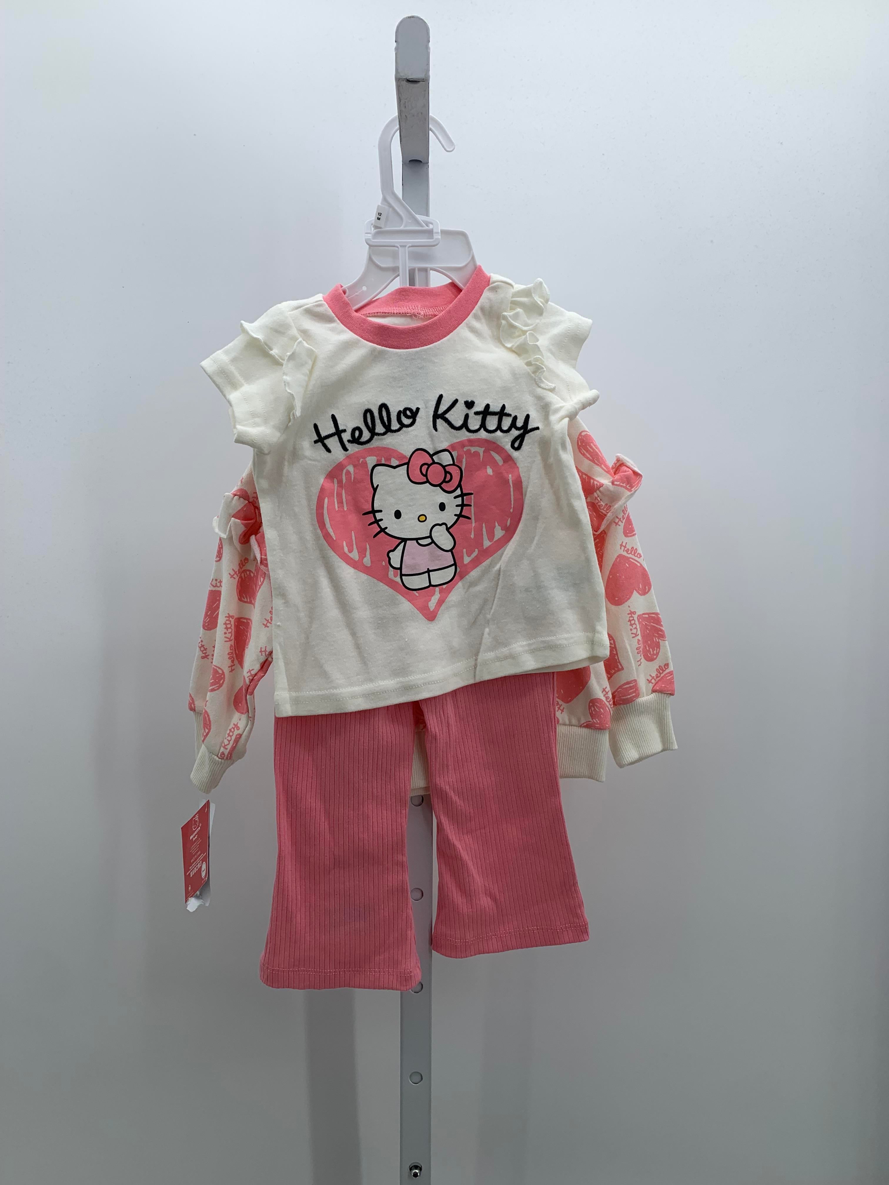 Hello Kitty Size 12 Months Girls 3 Pieces