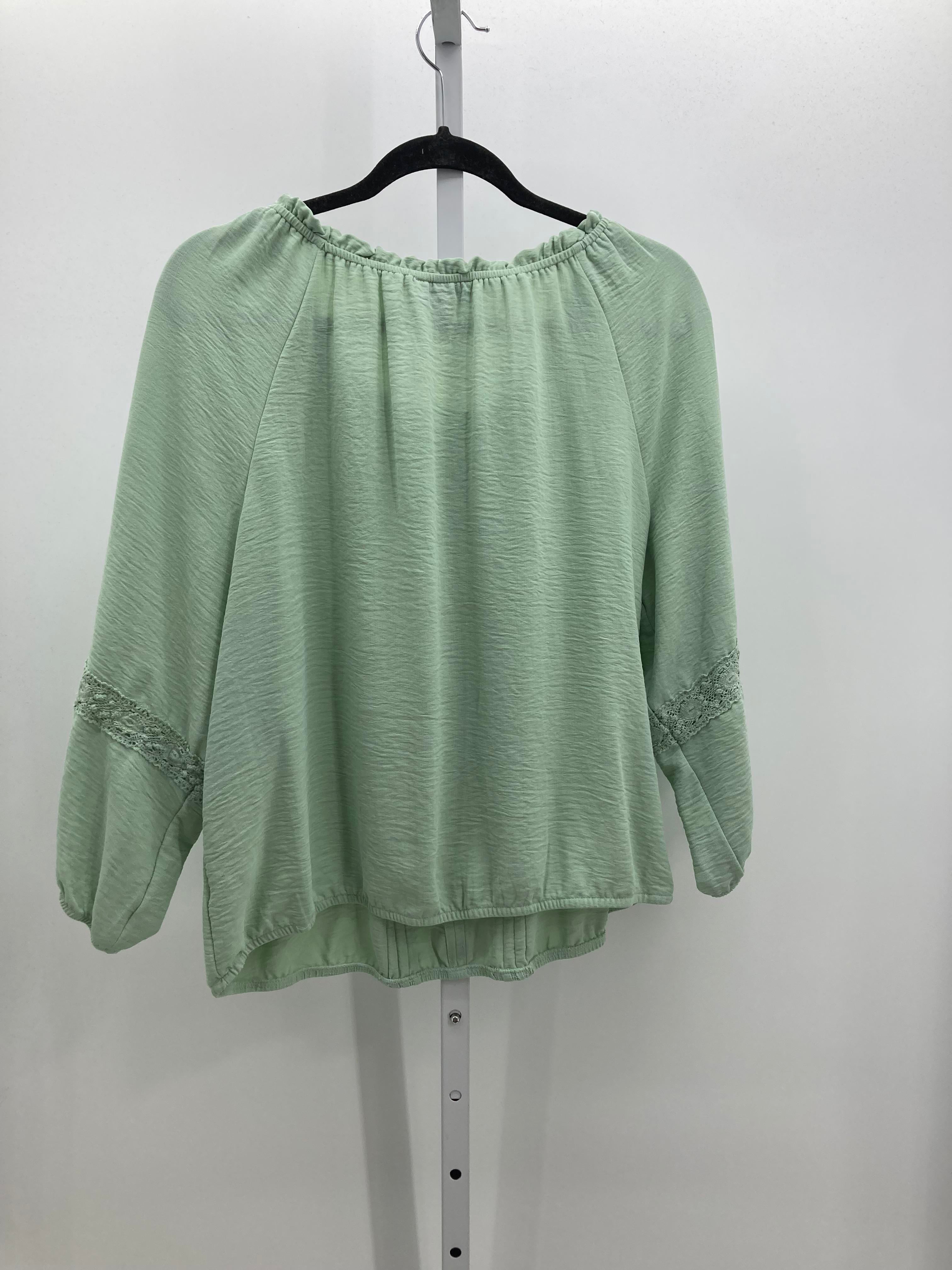 Size X Large Petite Petite Long Sleeve Shirt