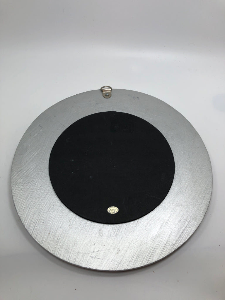 SILVER SUN WALL MIRROR.
