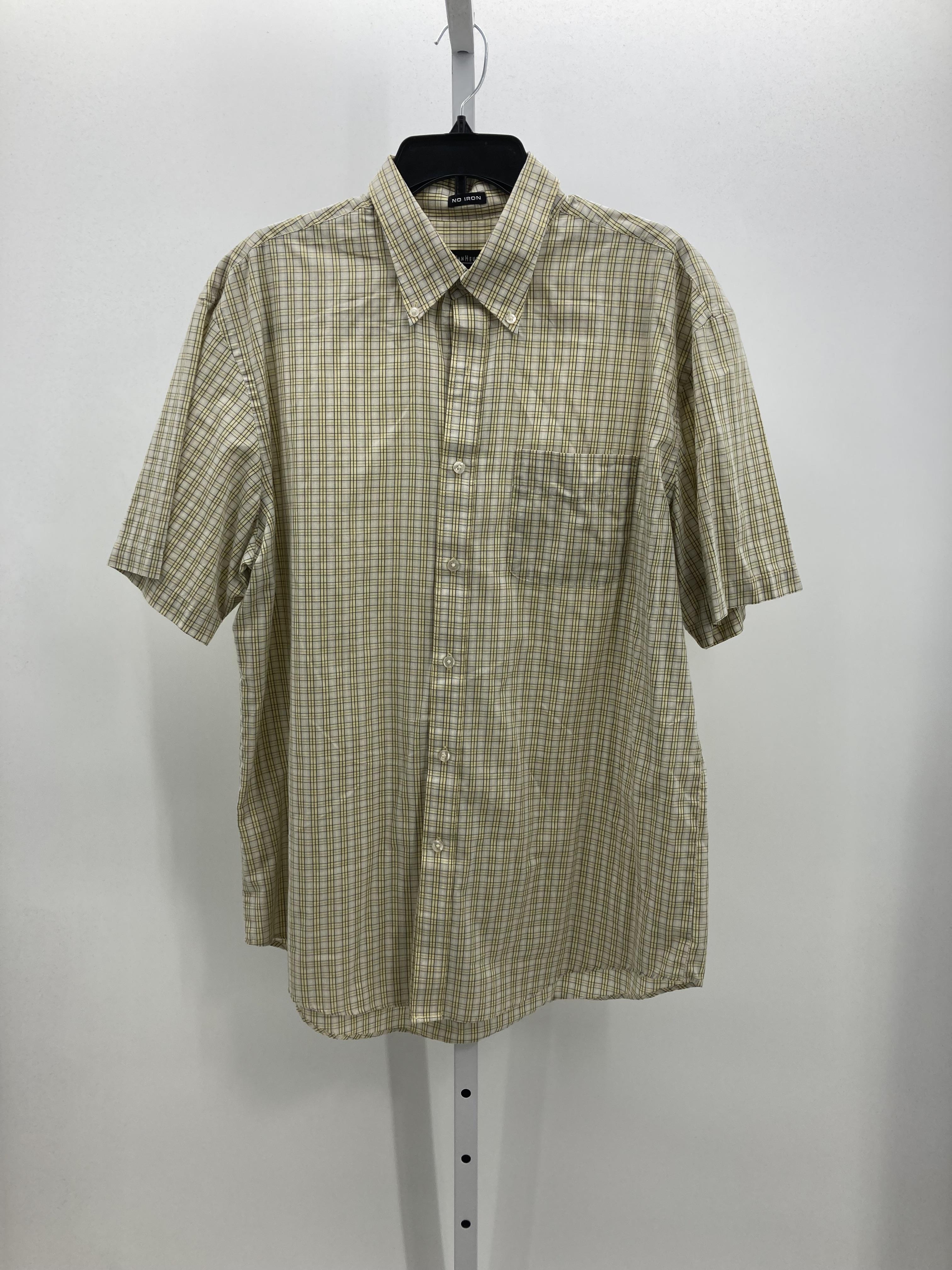 PLAID BTN DOWN