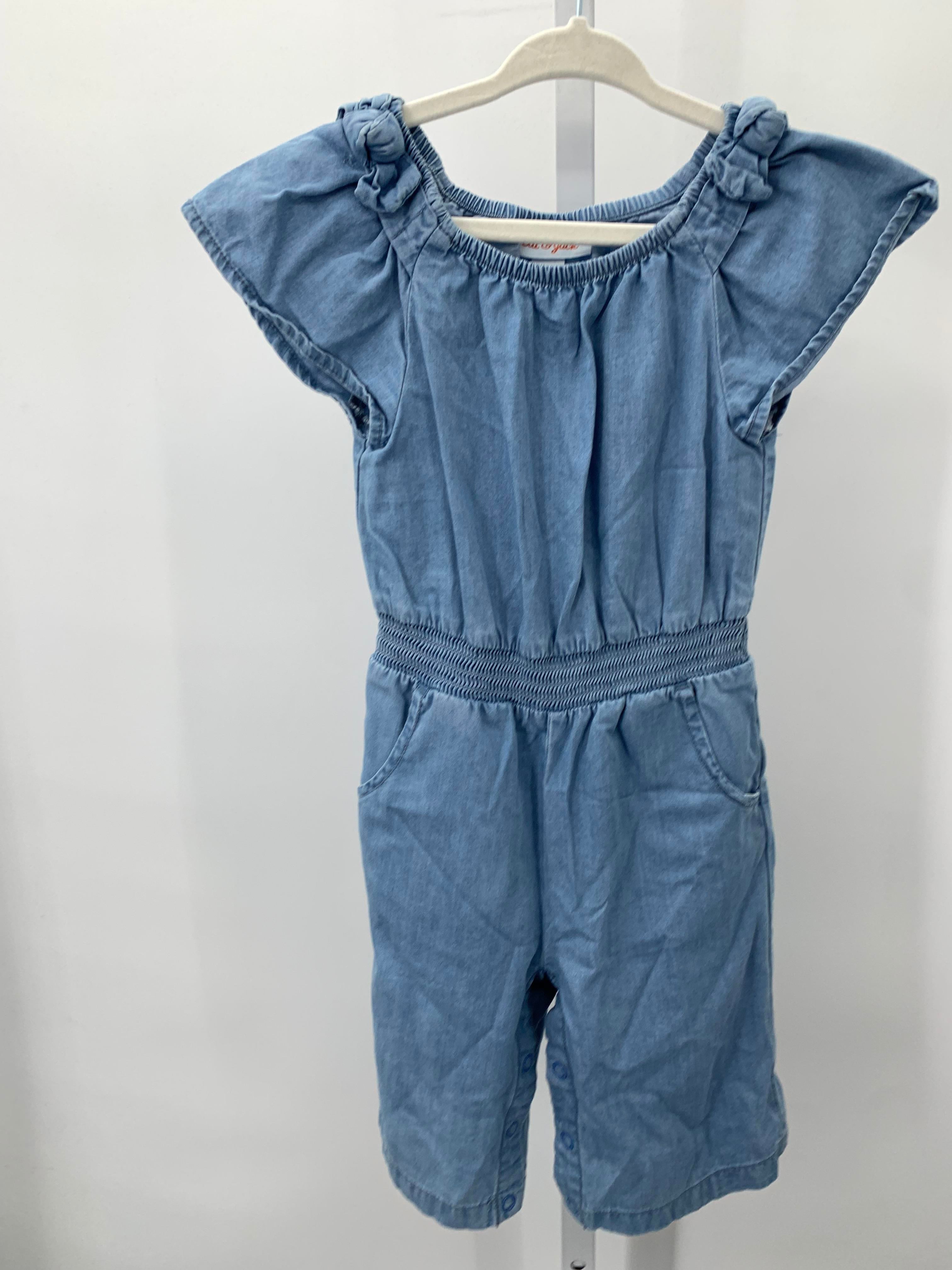 Cat & Jack Size 2T Girls Short Slv. Romper