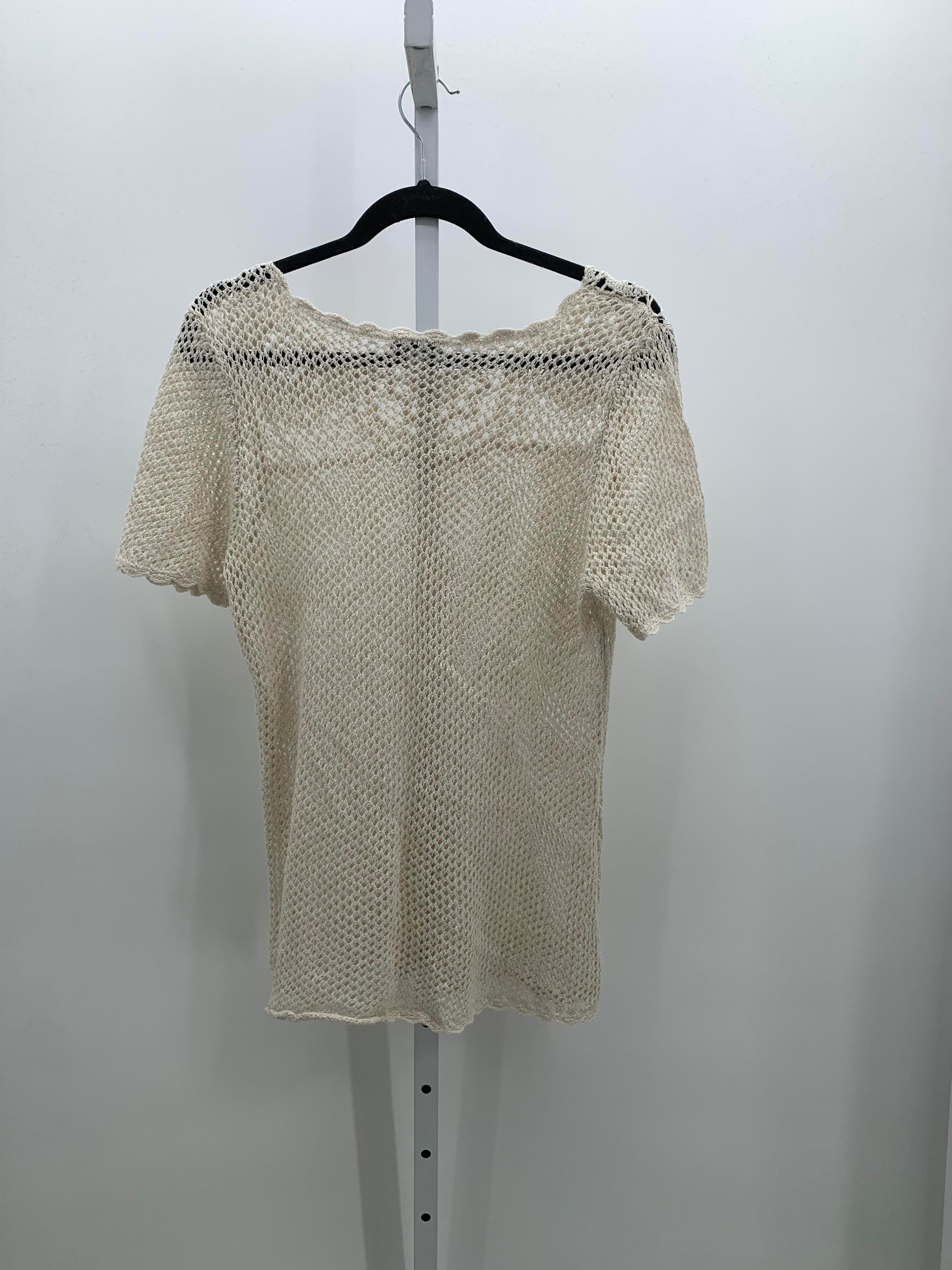 d & co. Size Medium Misses Short Slv Sweater