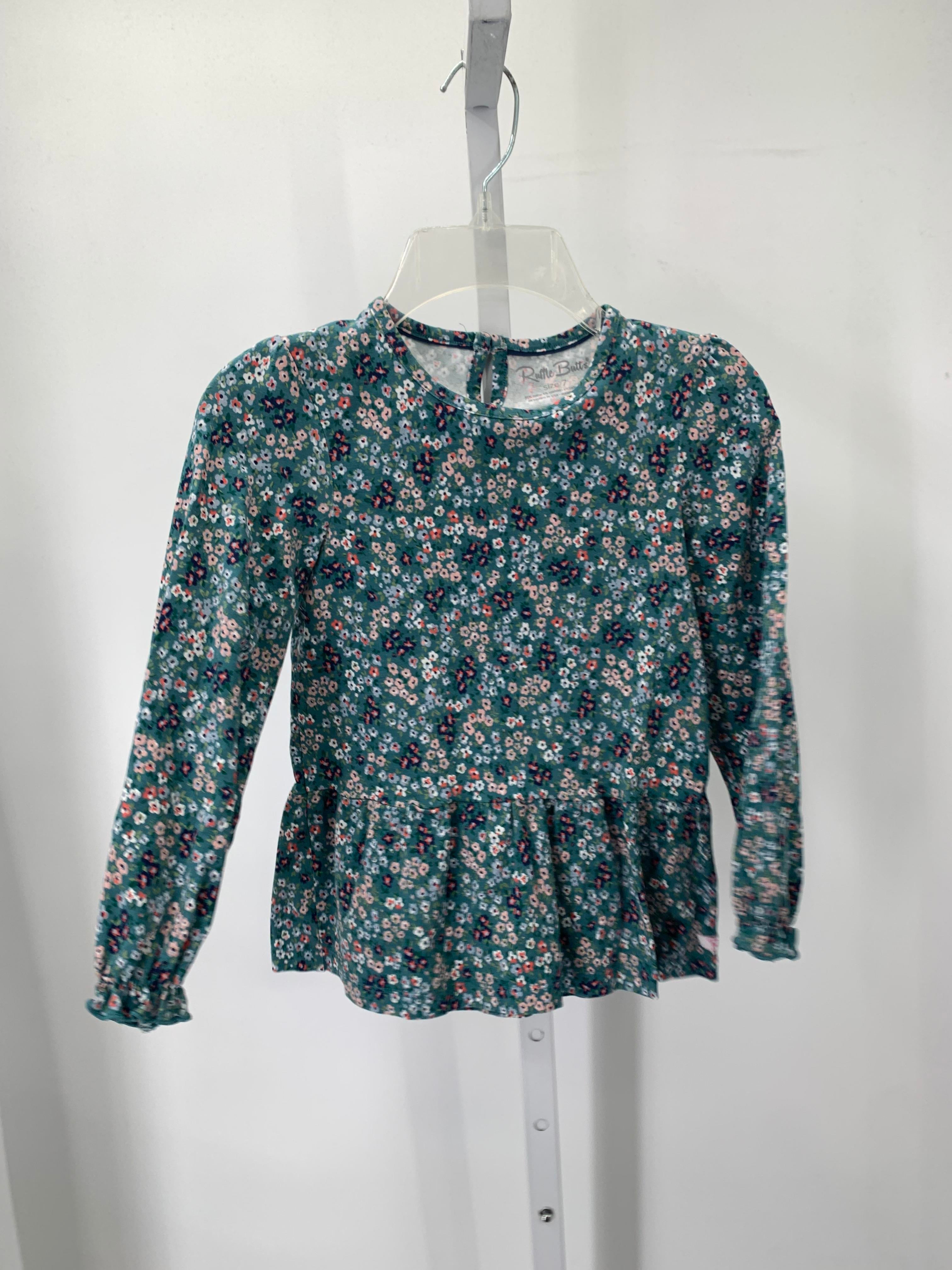 Size 7 Girls Long Sleeve Shirt