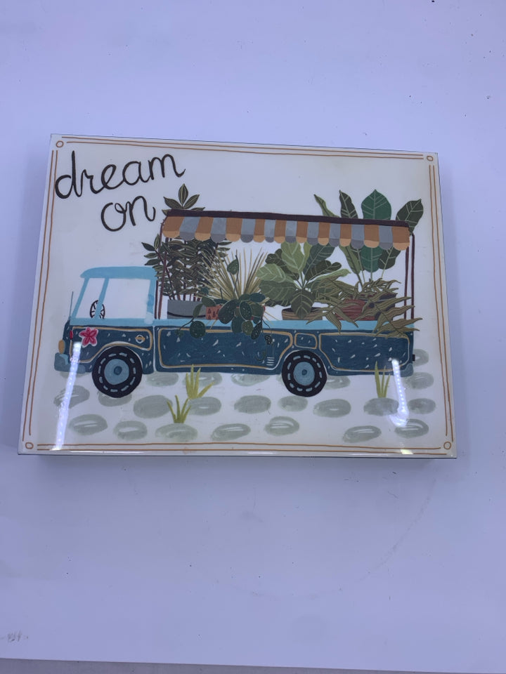 DREAM ON VAN WALL HANGING.