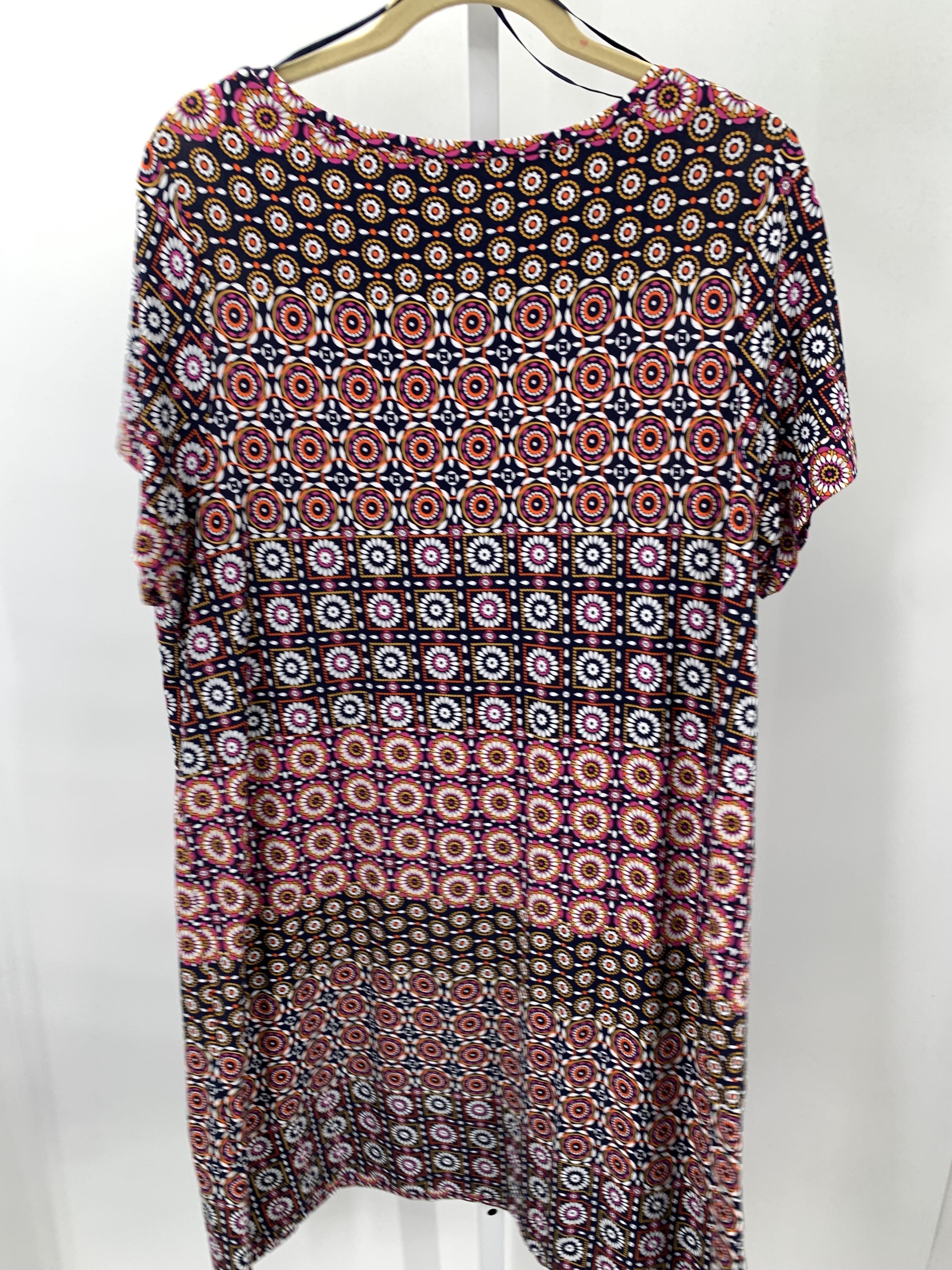 Artisan NY Size 2X Womens Short Sleeve Dress