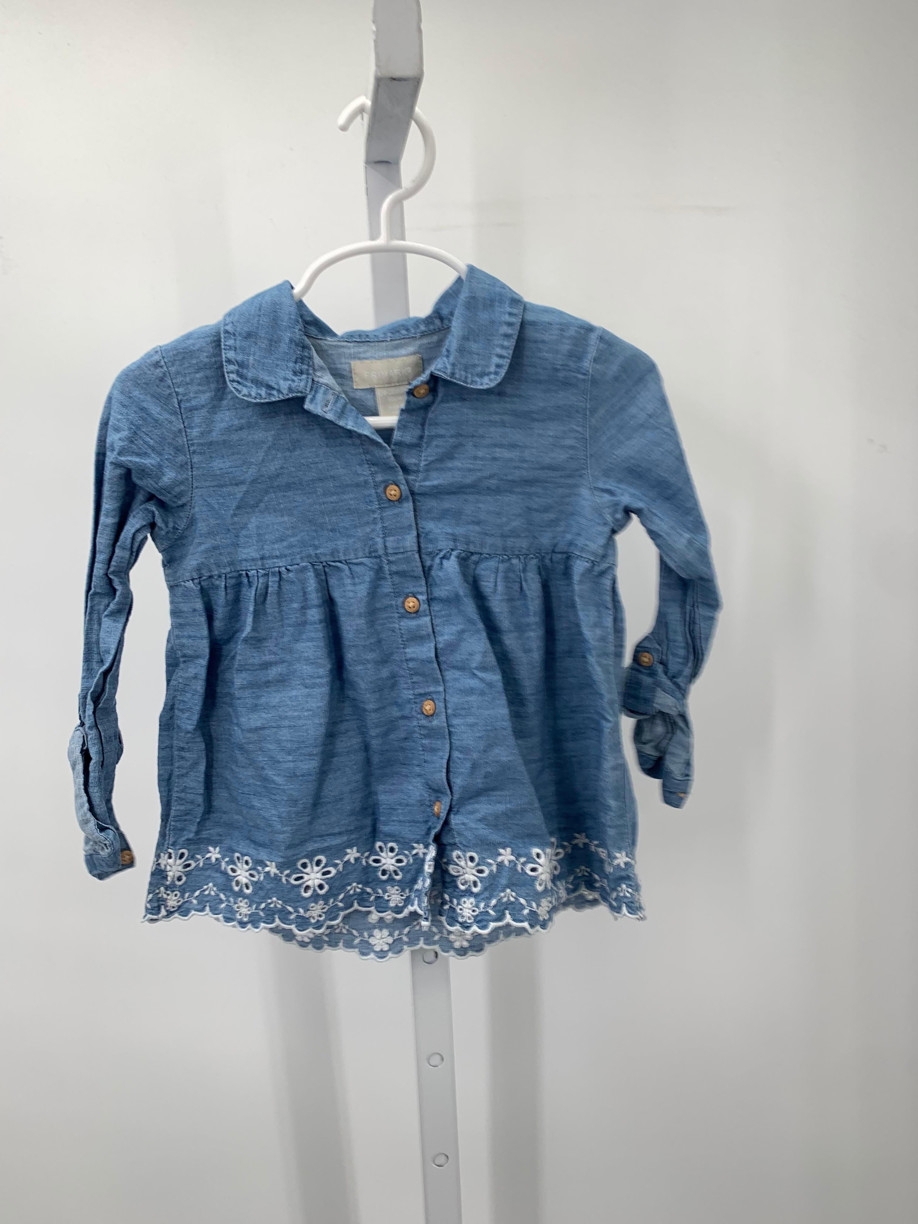 Primark Size 24-36 Months Girls Long Sleeve Shirt