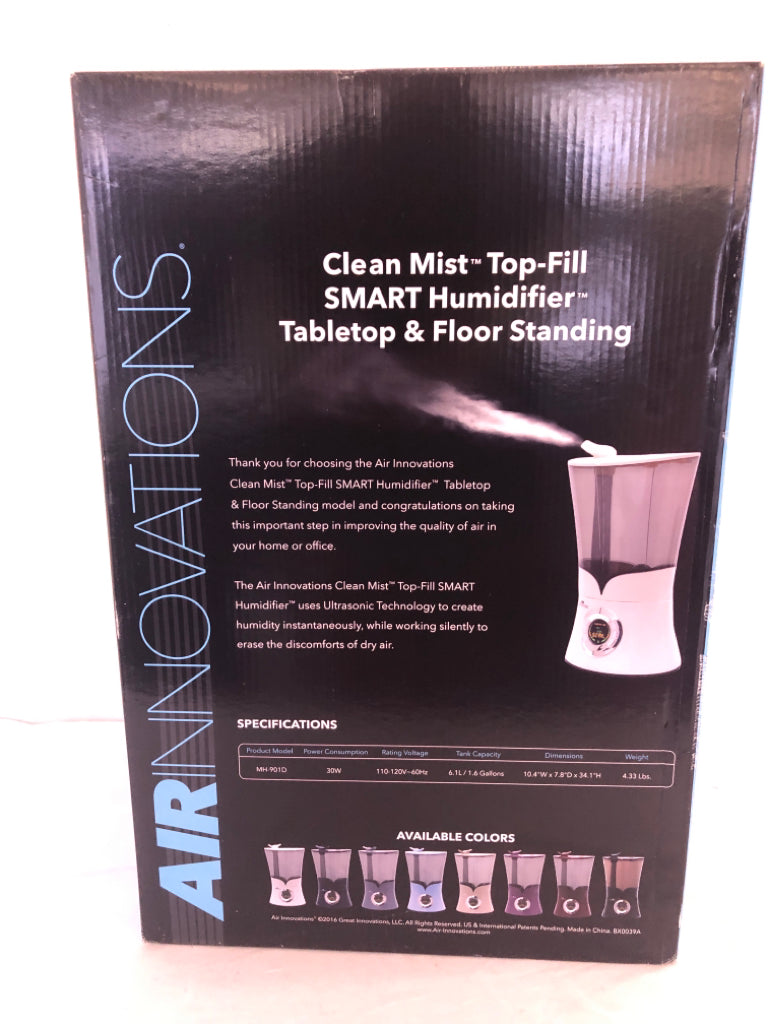 NIB AIRINNOVATIONS CLEAN MIST HUMIDIFIER.