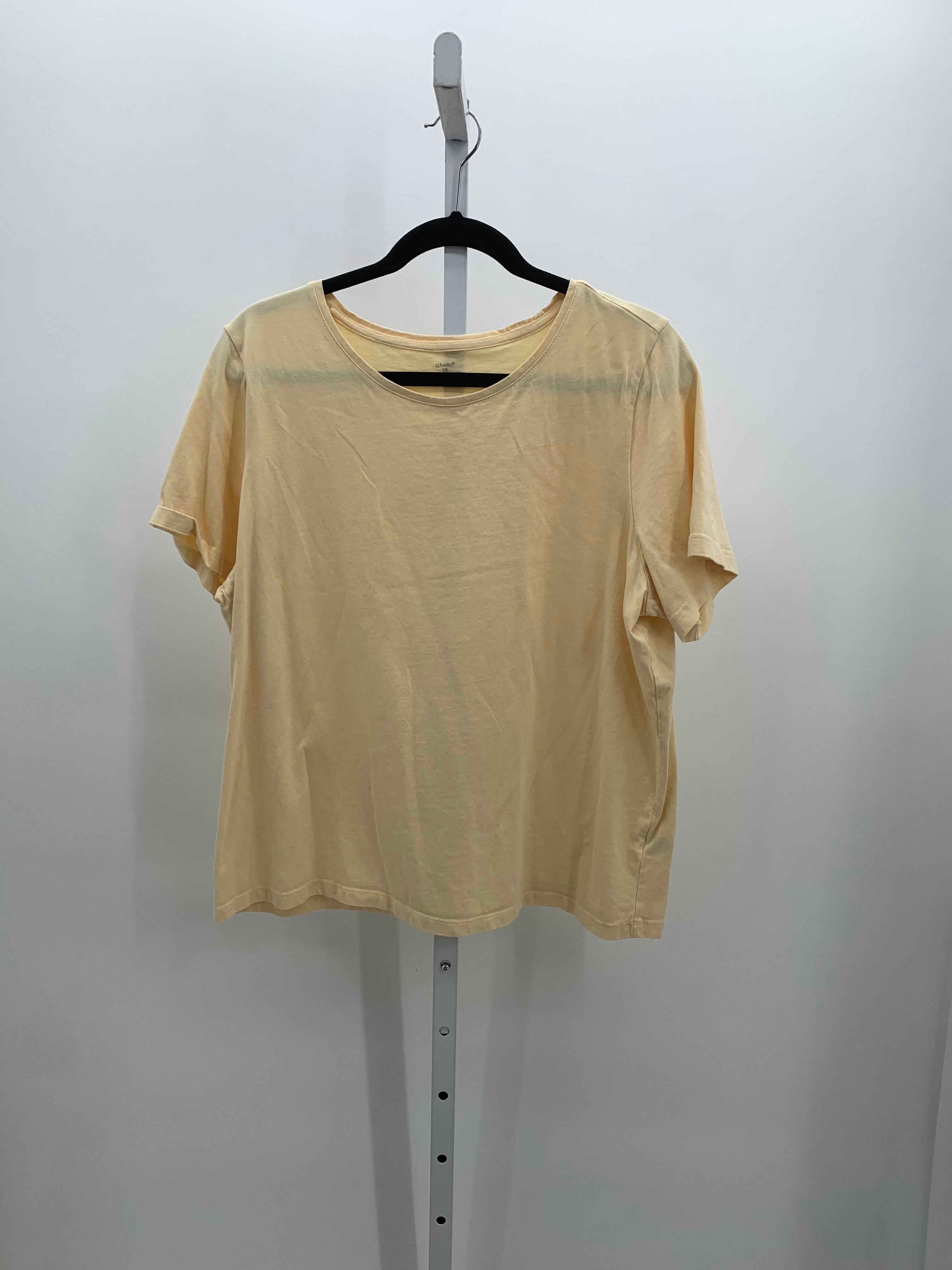 CJ Banks Size 1X Womens Short Sleeve Shirt