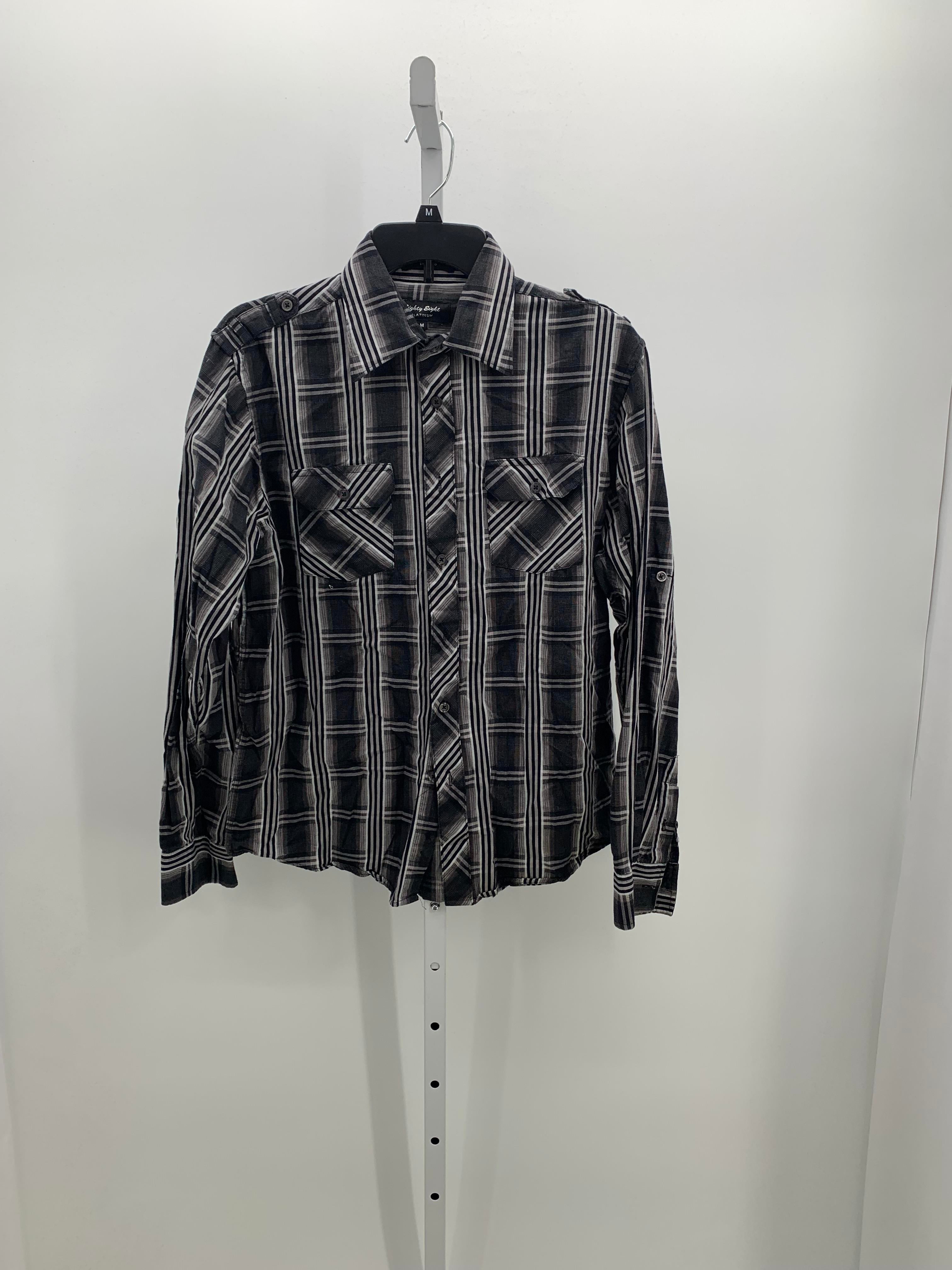 PLAID BTN DOWN