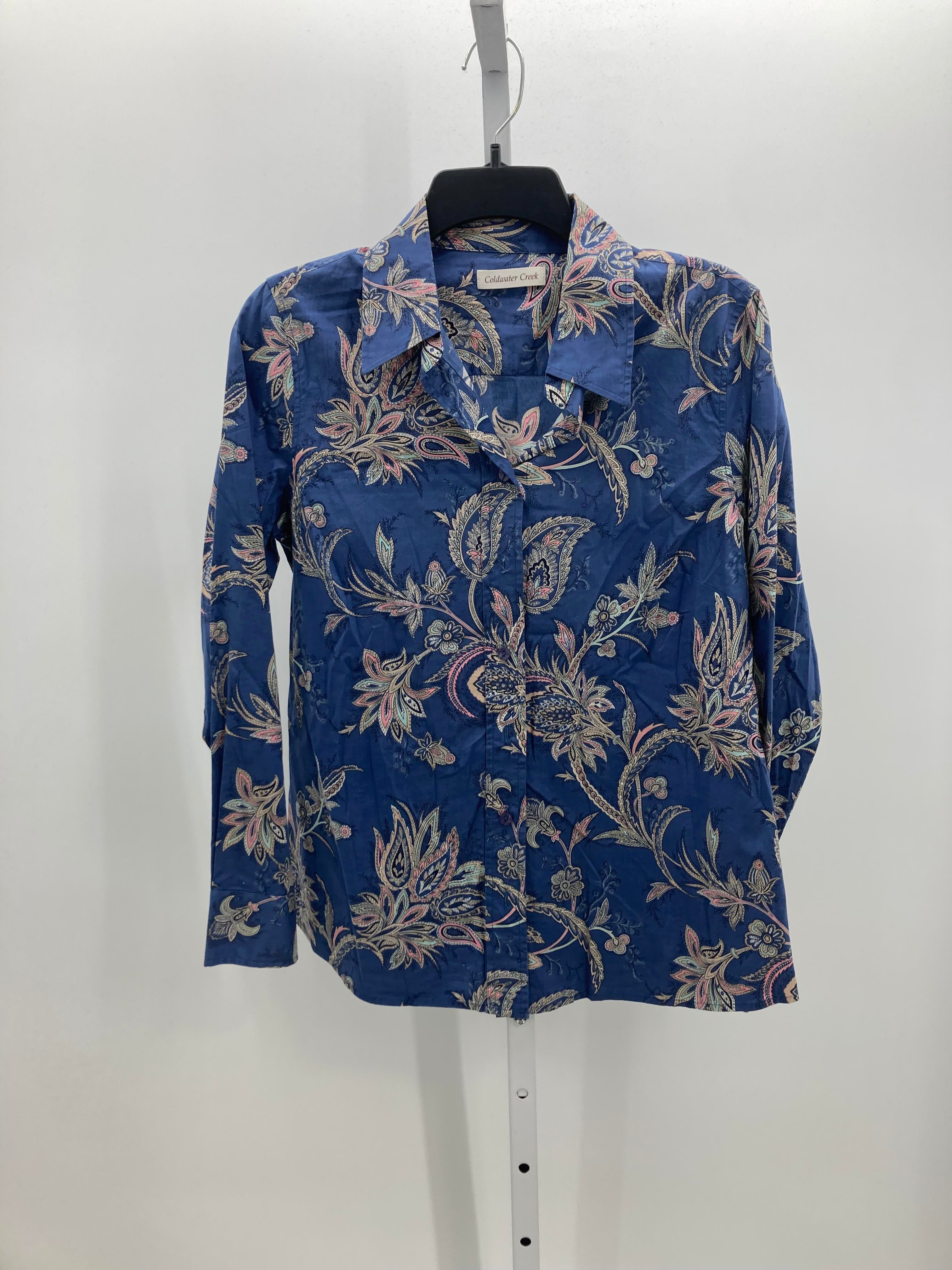 Coldwater Creek Size Medium Misses Long Sleeve Shirt