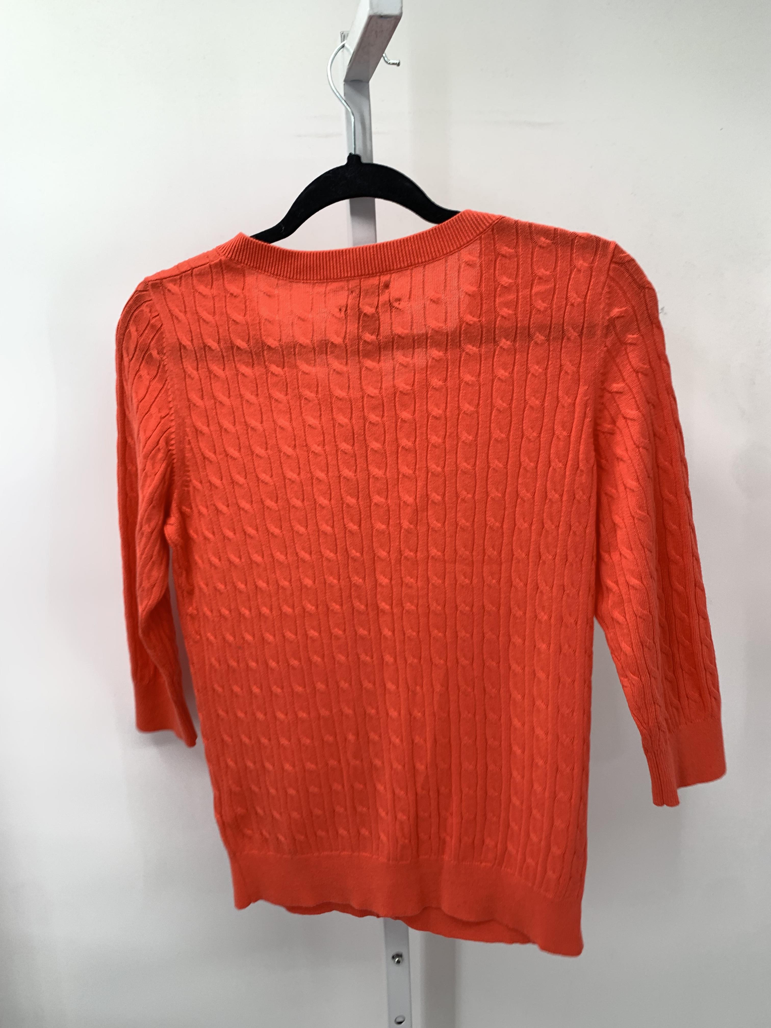 Tommy Hilfiger Size Medium Misses 3/4 Sleeve Sweater