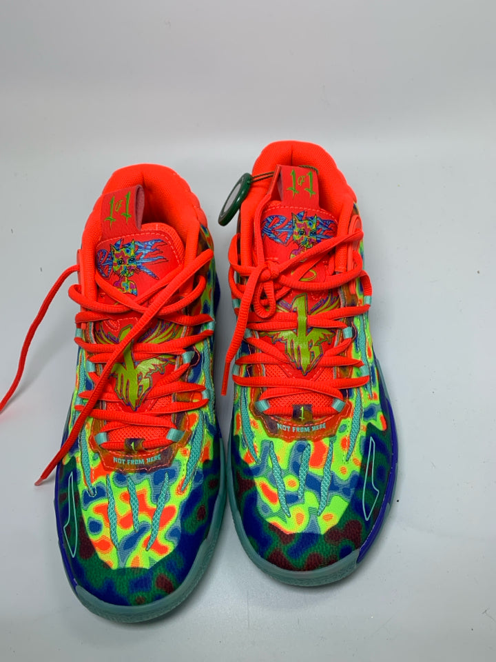 Puma MB.03 Gutter Cat Gang Red Blast-Safety Yellow Basketball Sneakers- New In B