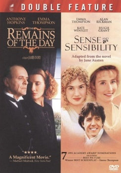 The Remains of the Day / Sense and Sensibility (DVD)  Sony Pictures  Drama -