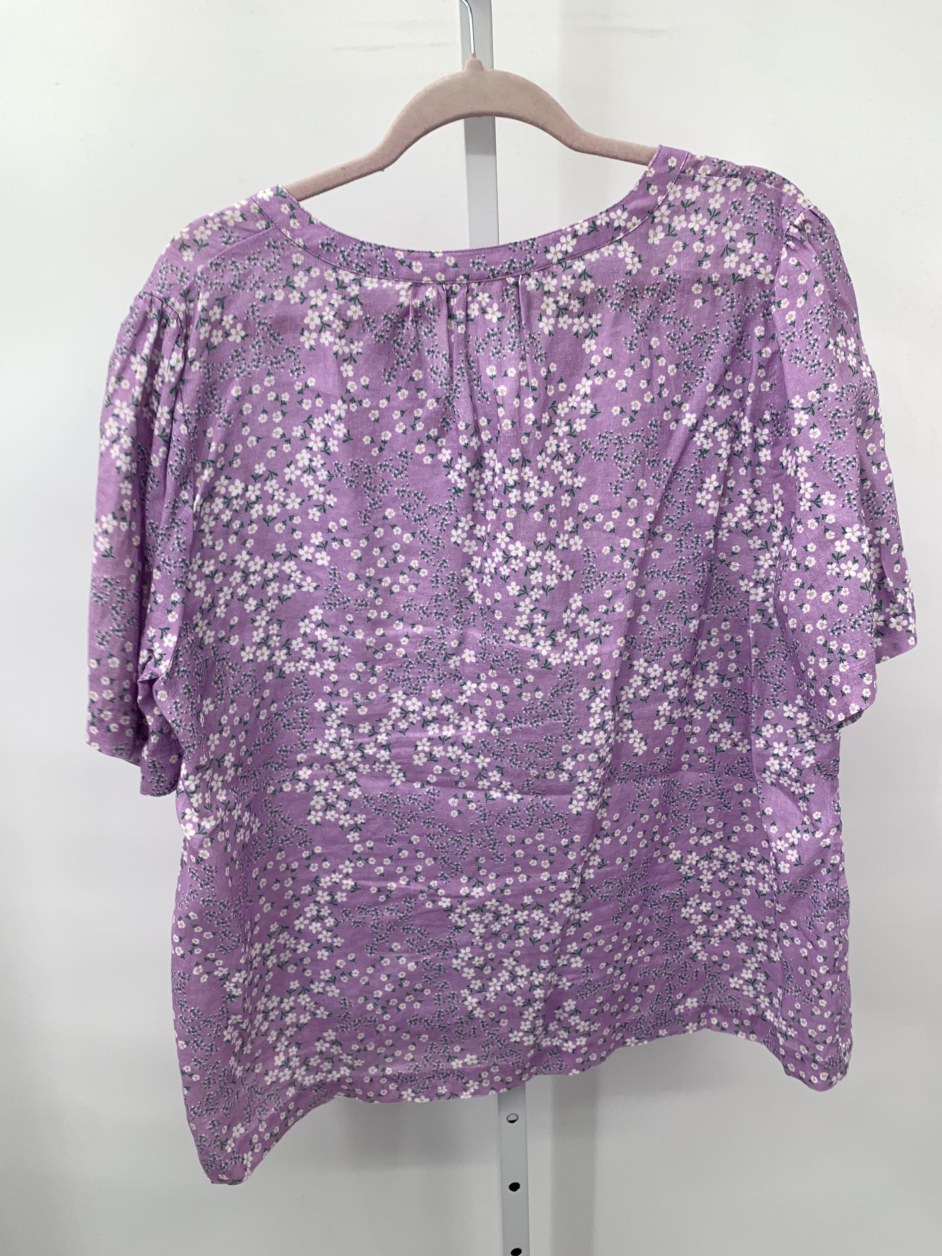 Lauren Conrad Size Extra Large Misses Short Sleeve Shirt