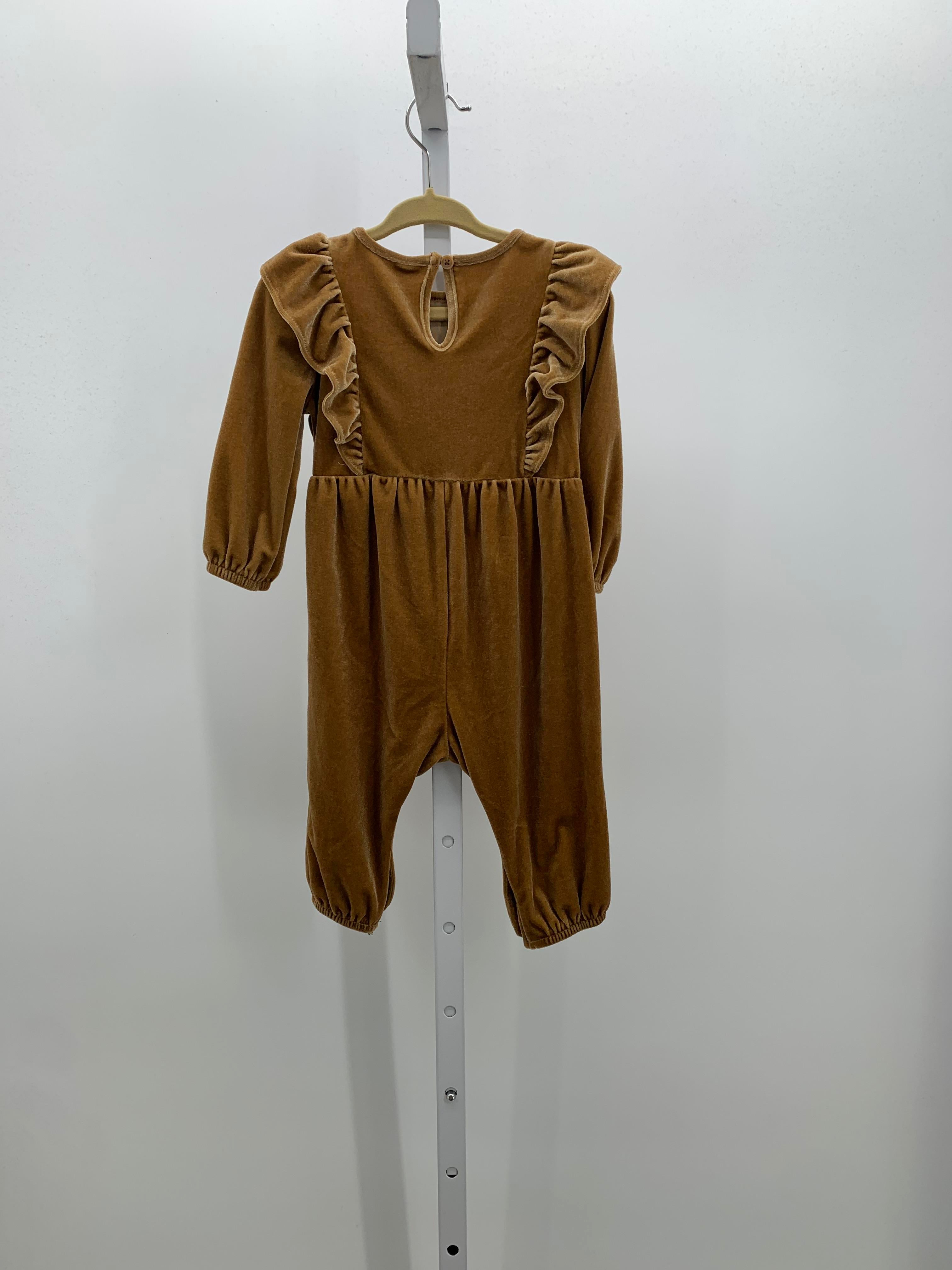Old Navy Size 6-12 mon Girls Long Slv. Romper