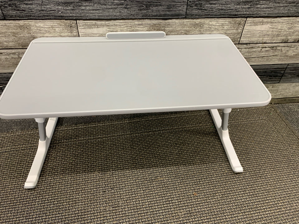 GREY LAP DESK.