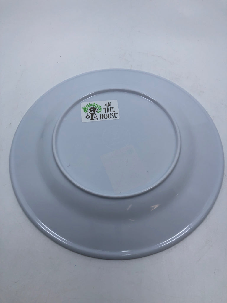 4 MELAMINE LLAMA PLATES.