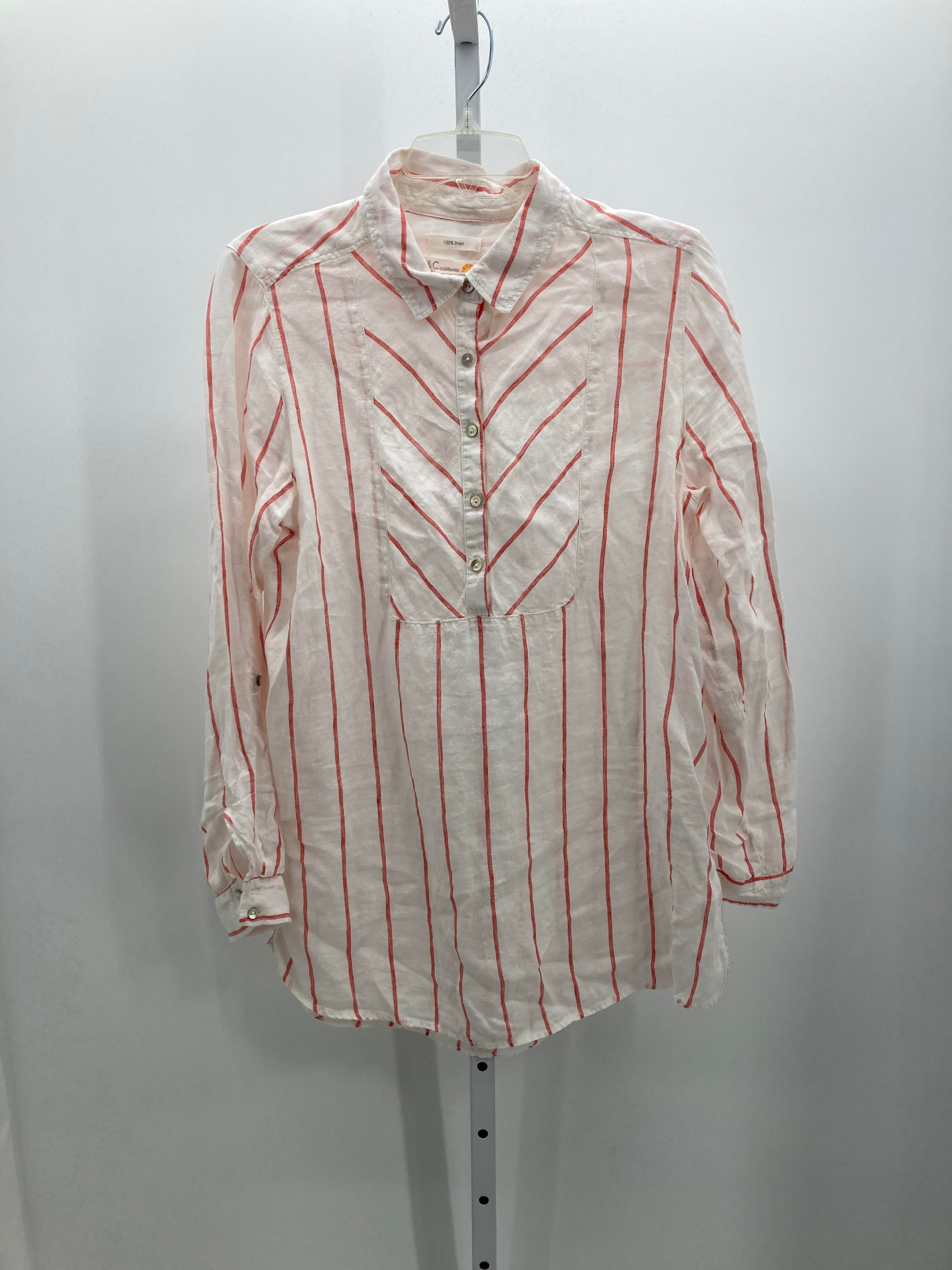 C & C California Size Medium Misses Long Sleeve Shirt