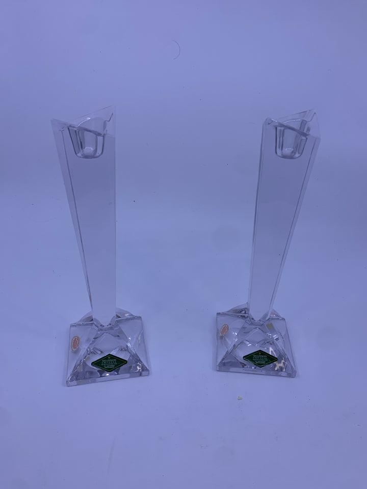 9" CANDLESTICK HOLDERS W/BOX.