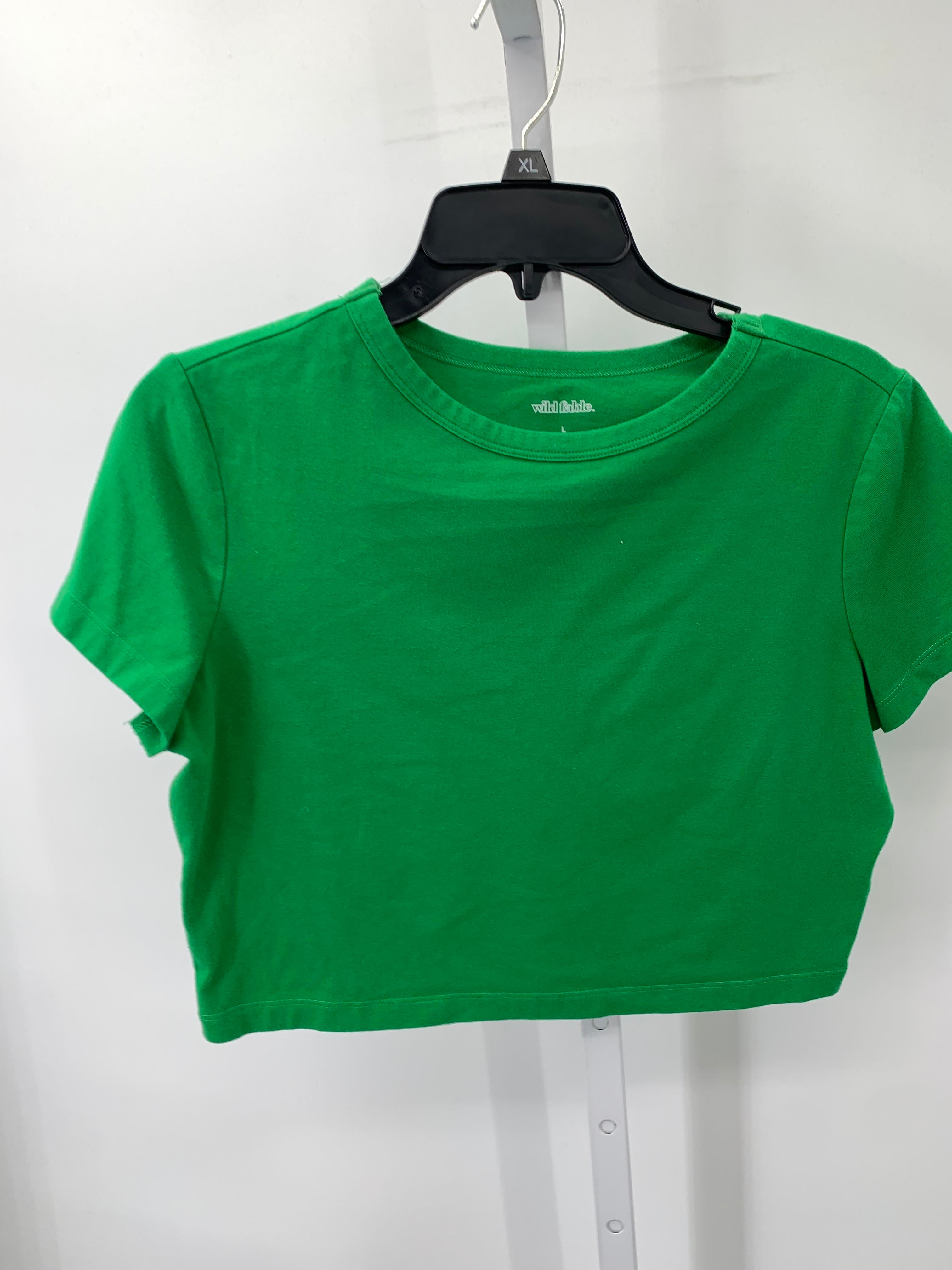 Wild Fable Size Large Juniors Short Sleeve Shirt