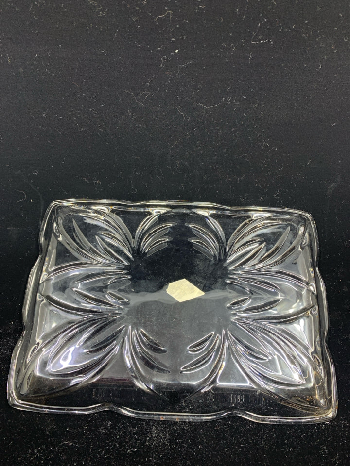 SHANNON CRYSTAL SMALL RECTANGLE TRAY.