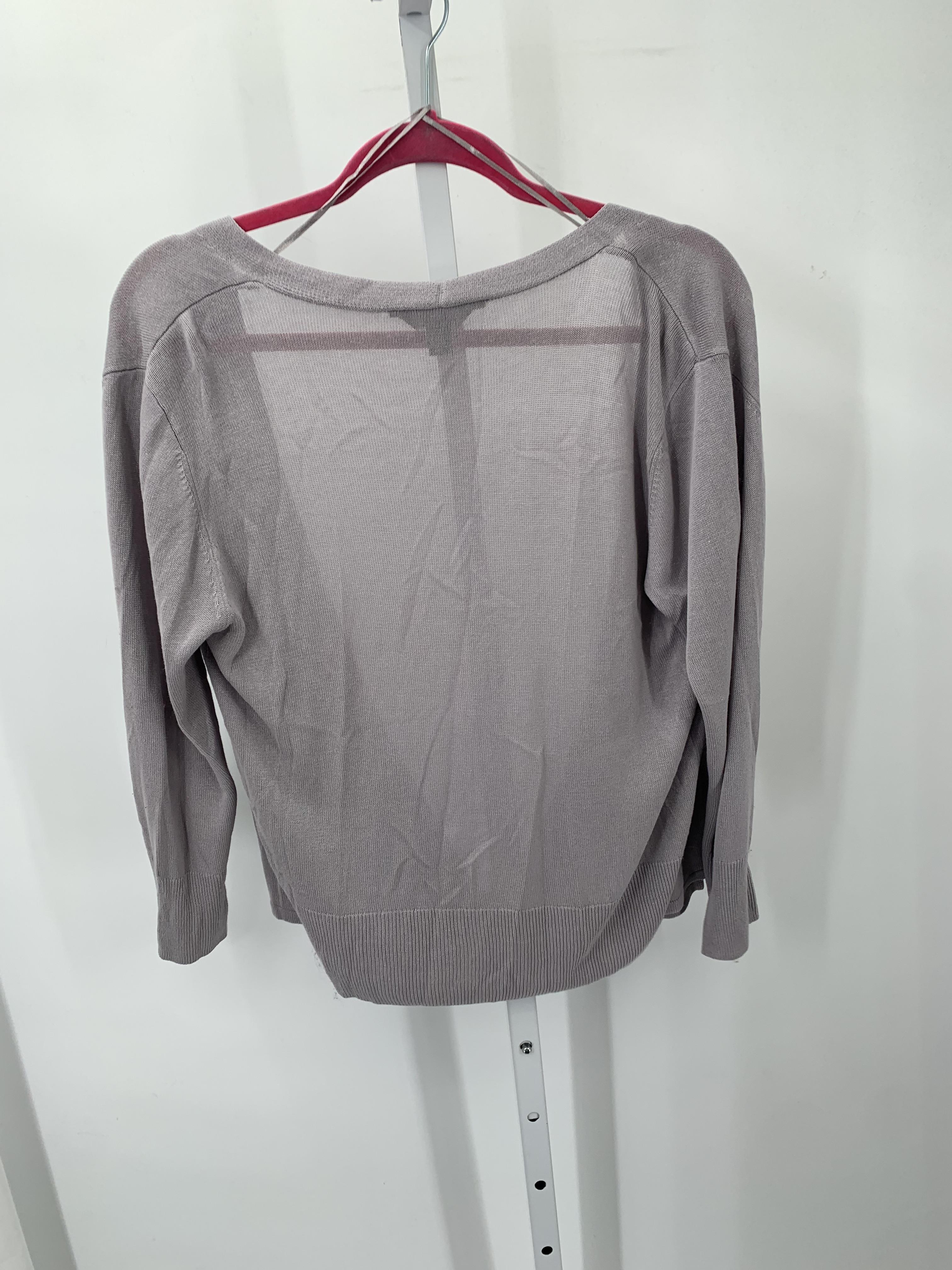 Vera Wang Size Large Misses Long Slv Sweater