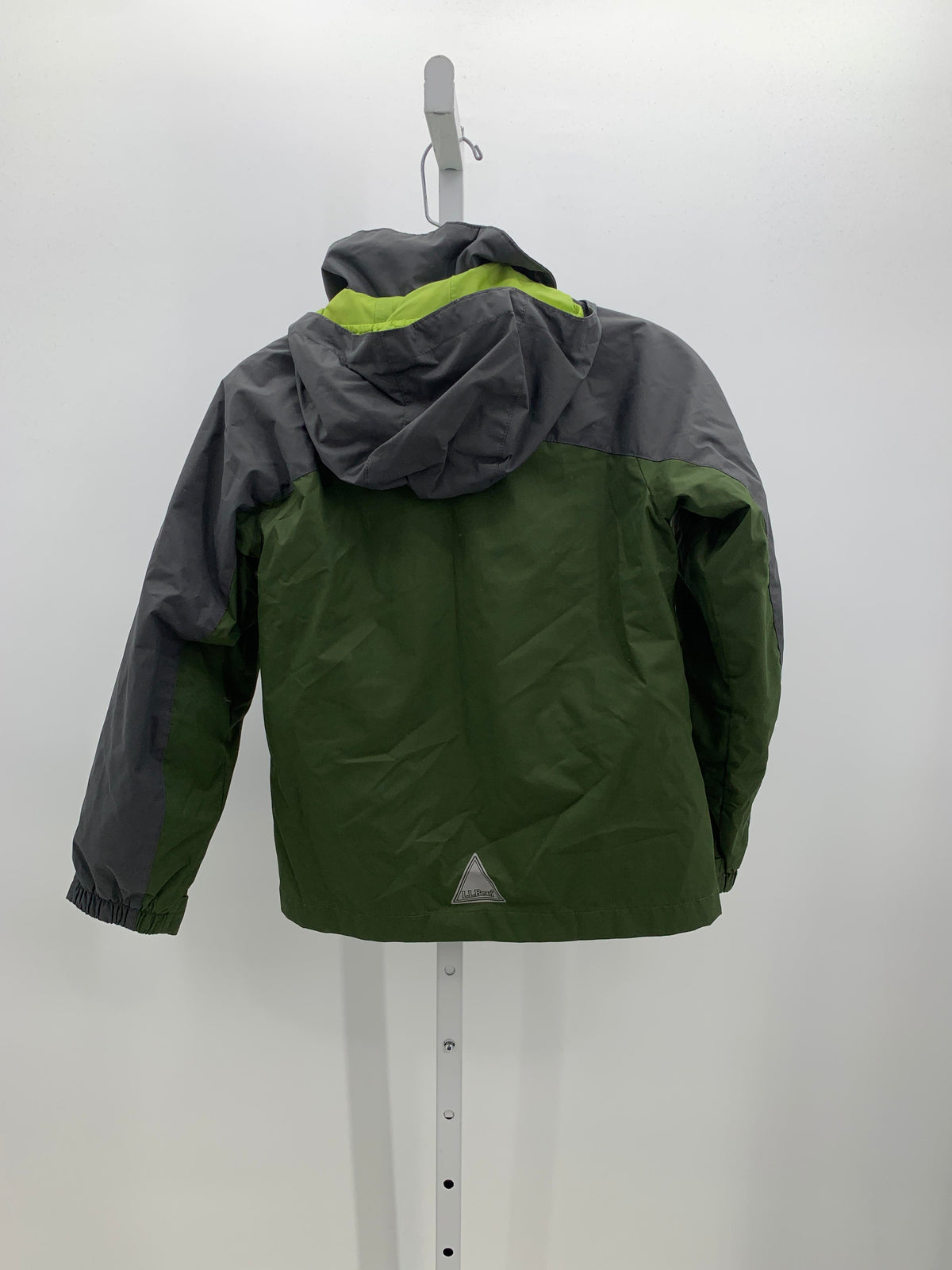 GREEN HOODED ZIP UP