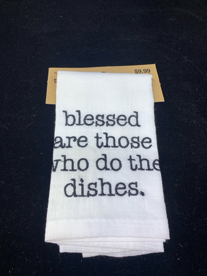 NIP BLESSED ARE THOSE TEA TOWEL