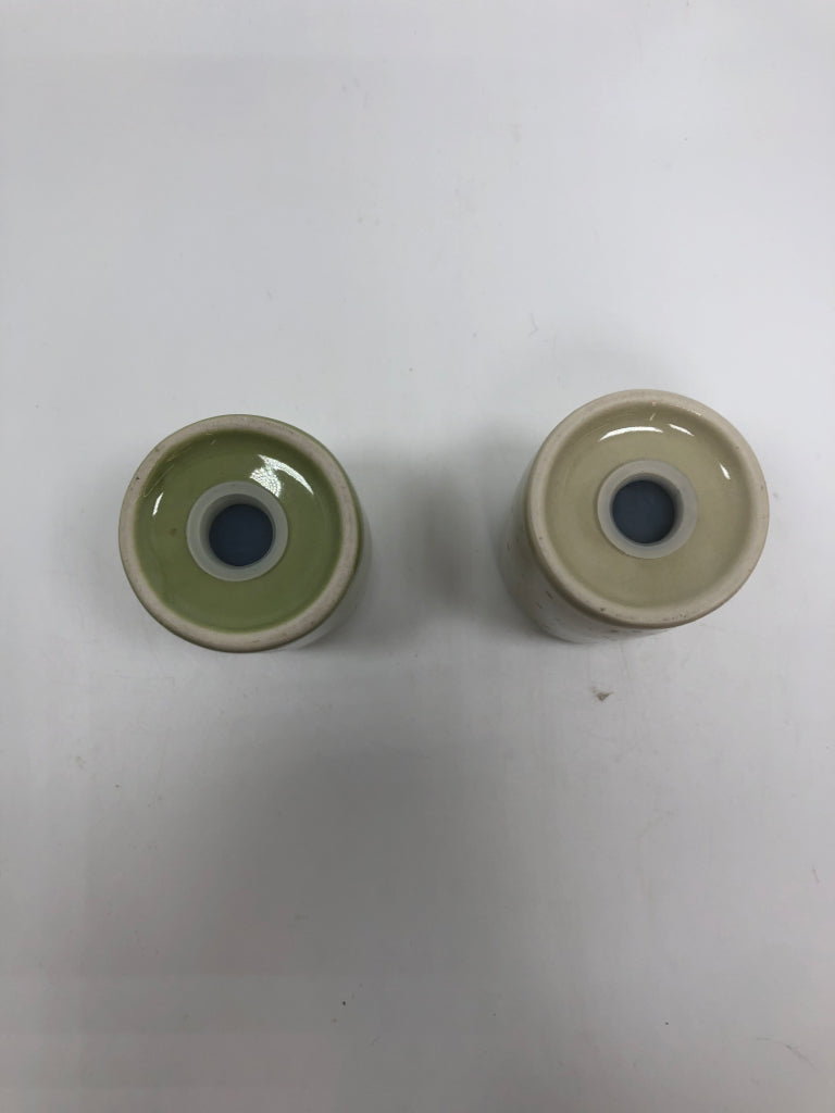 2PC DARLING SPRING GREEN S+P SHAKERS.