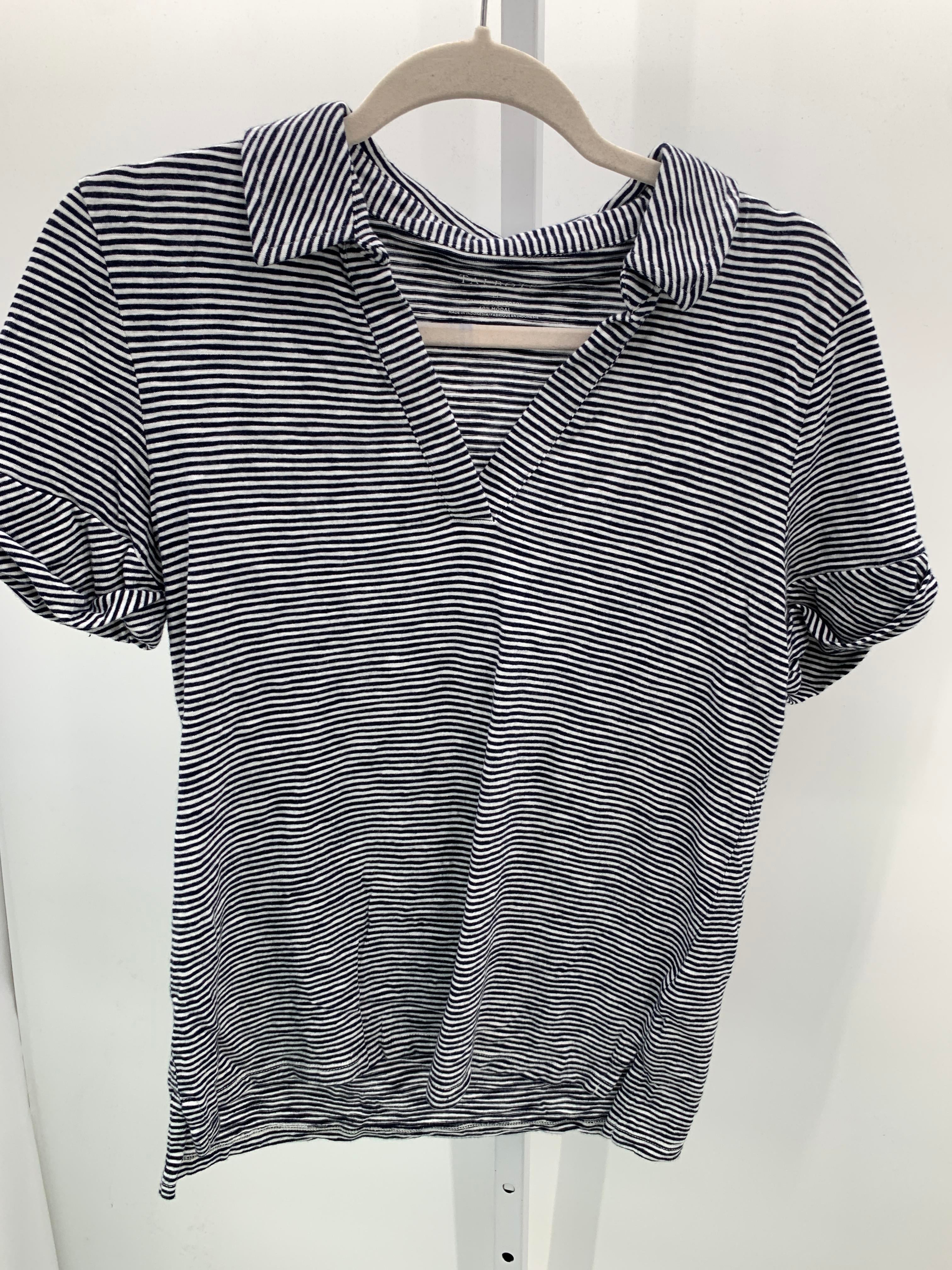 Talbots Size Medium Misses Short Sleeve Shirt