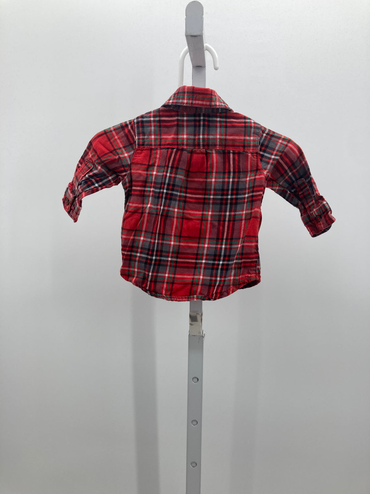 PLAID BTN DOWN