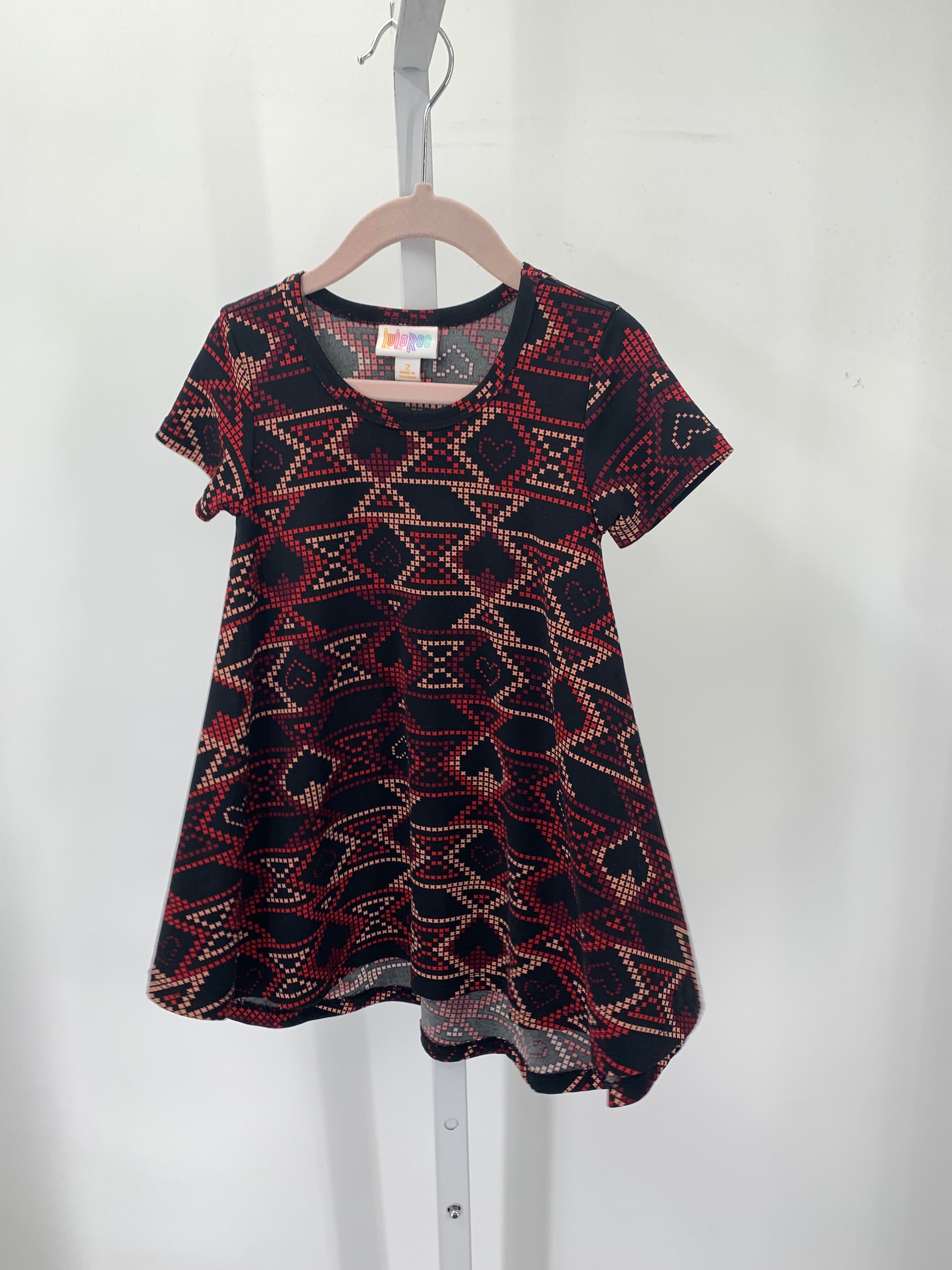 Lularoe Size 2 Girls Short Sleeve Dress