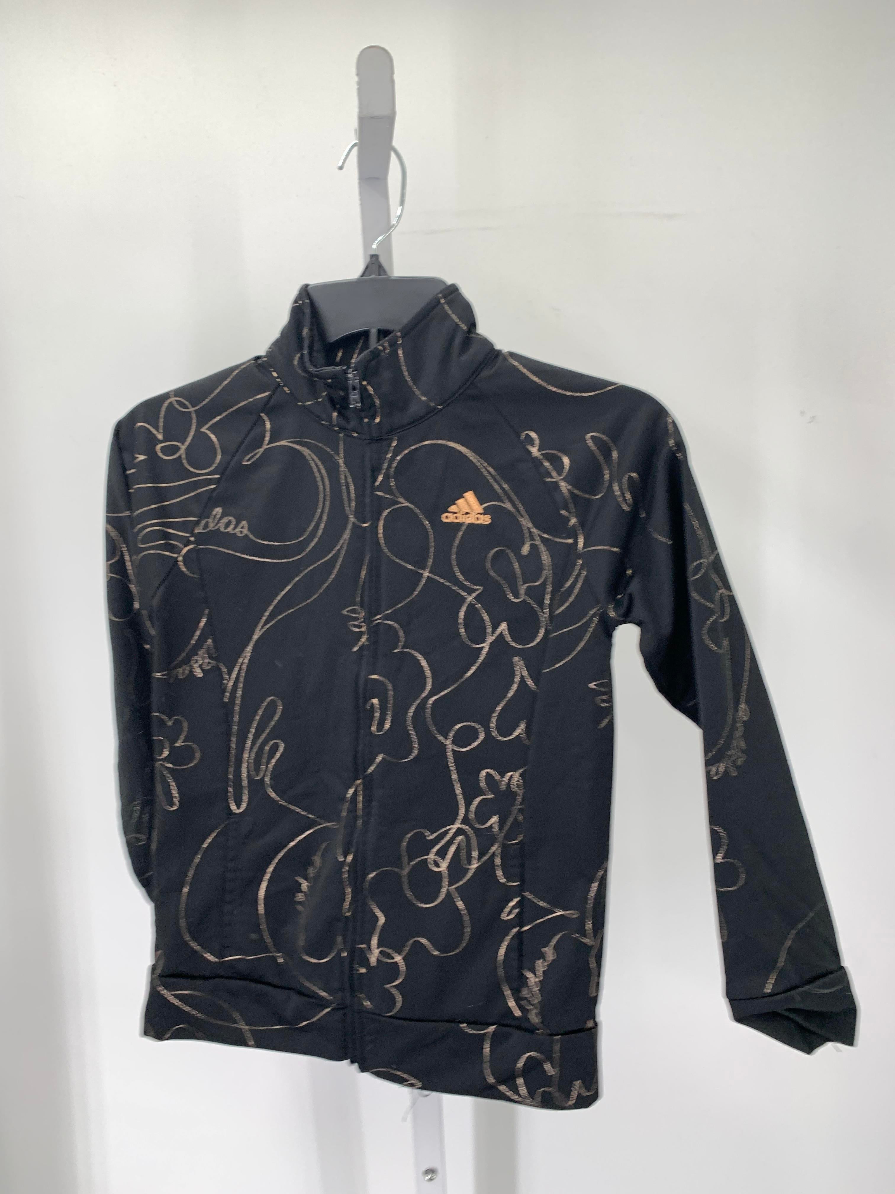 Adidas Size 10-12 Girls Sweat Jacket