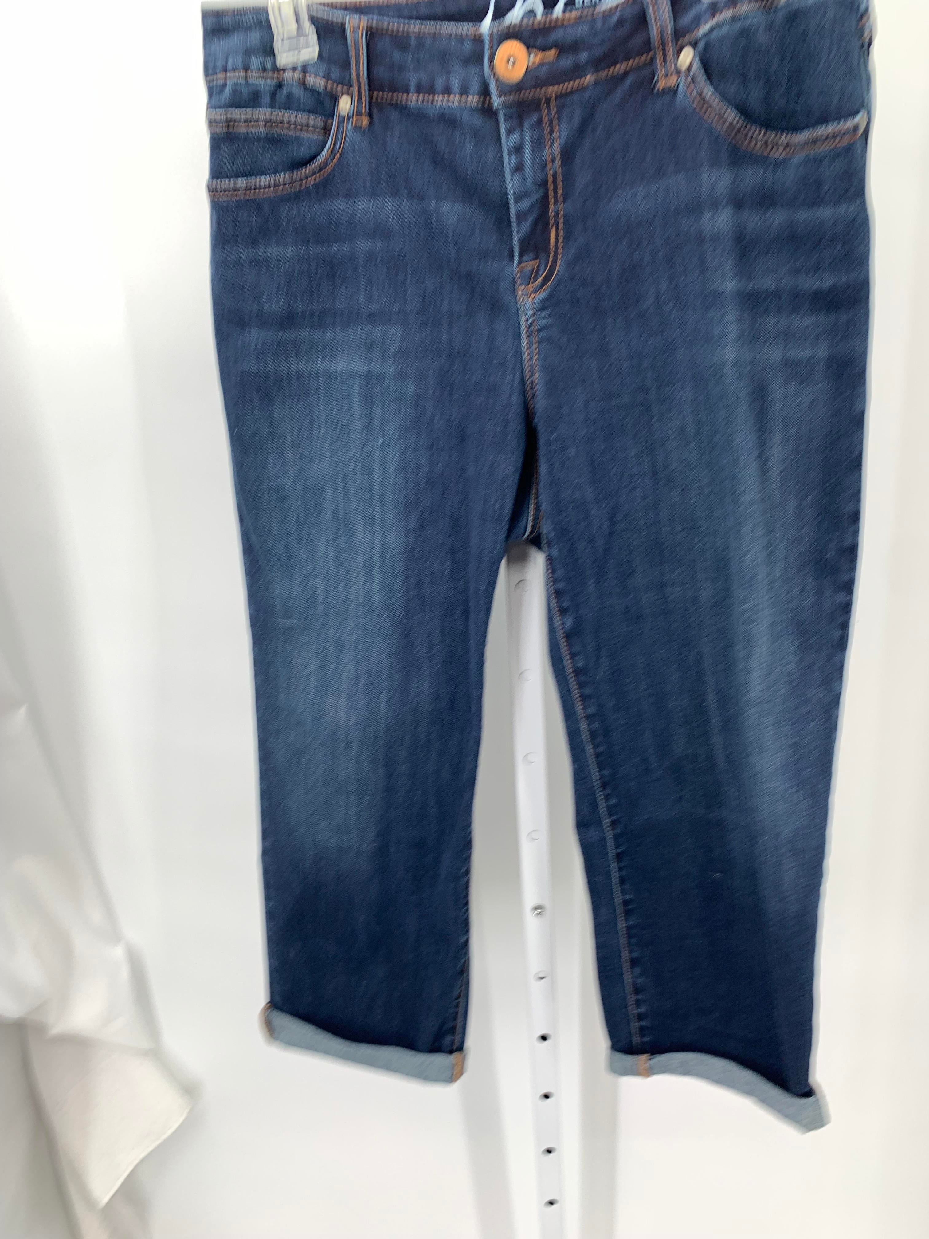 INC Size 10 Misses Cropped Jeans