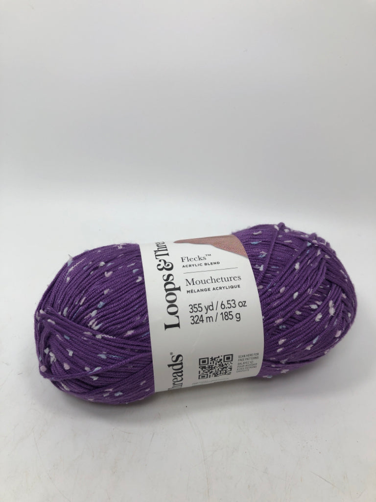 LOOPS AND THREAD PURPLE YARN.