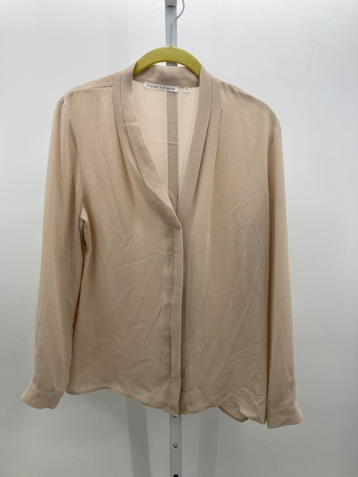 Violet & Chloe Size Medium Juniors Long Sleeve Shirt