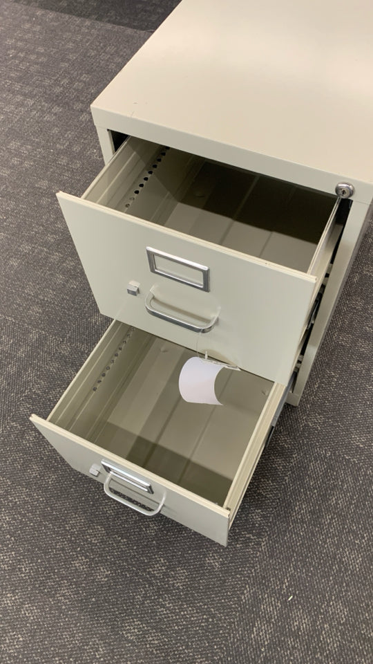 2 DRAWER FILING CABINET.