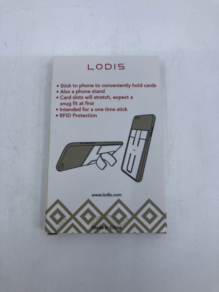 NIB ADHESIVE TECH CARD CASE BLACK